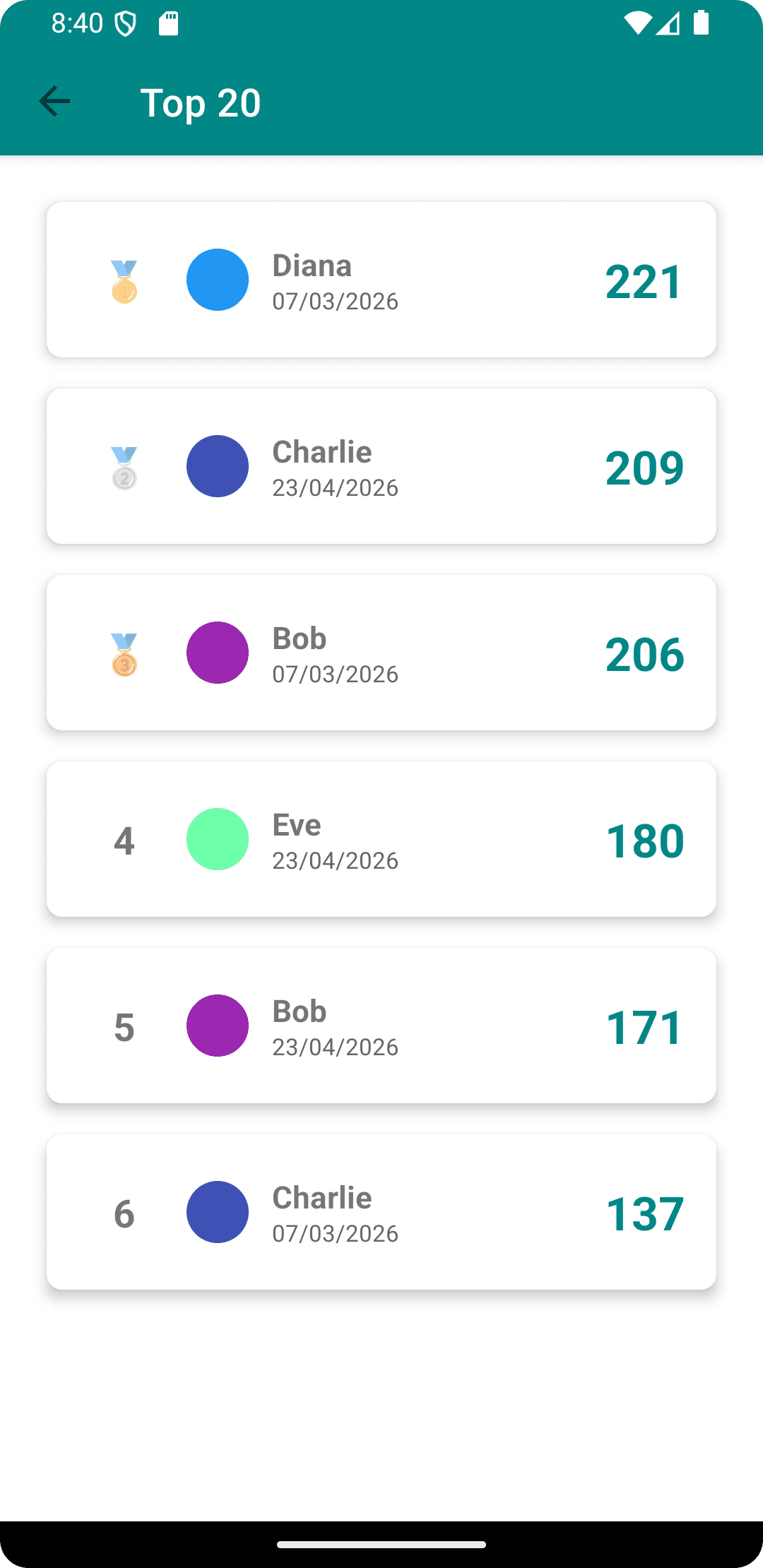 Скриншот 6 — ScoreHub - Game Score Tracker