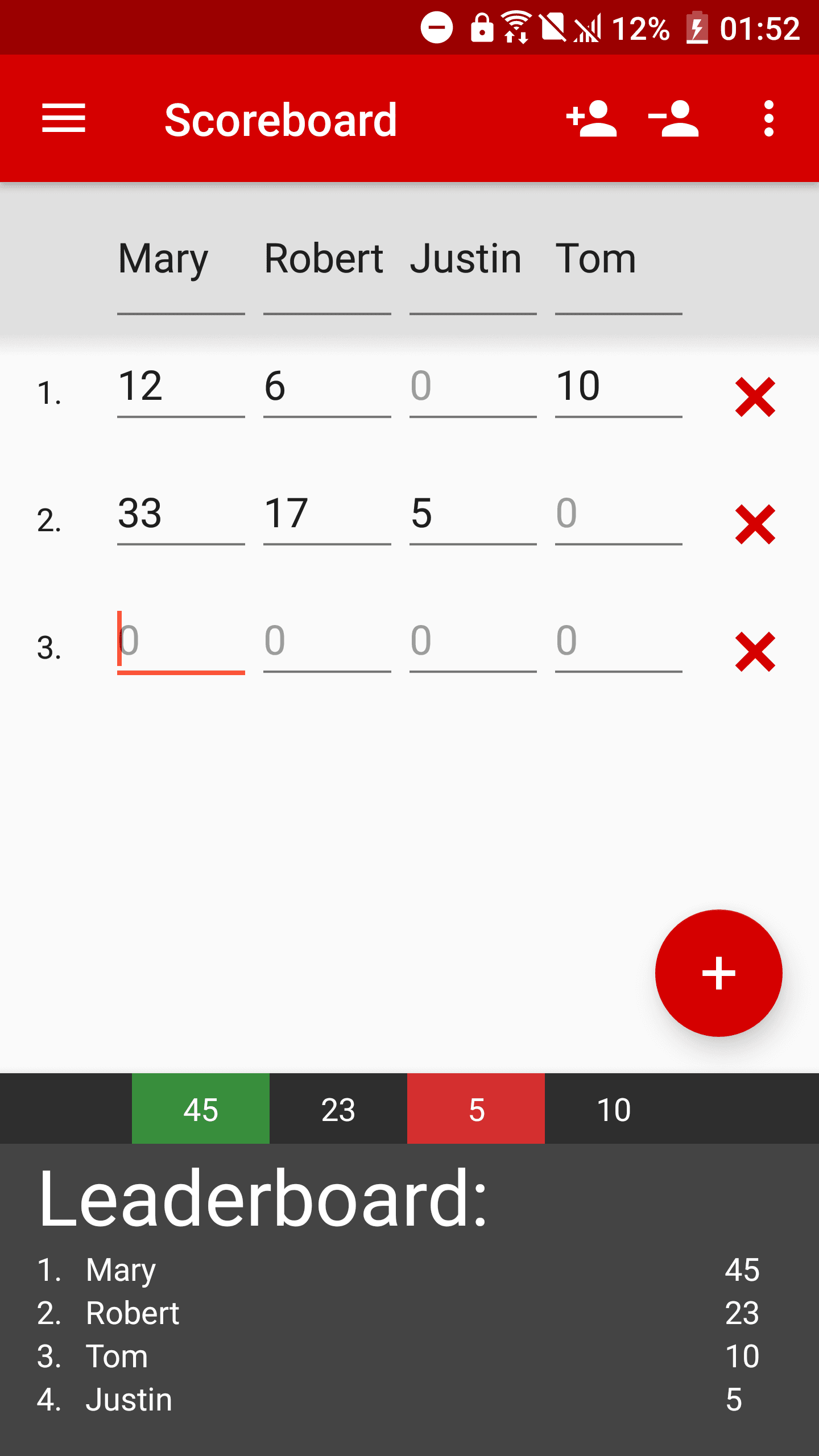 Скриншот 2 — Scoreboard