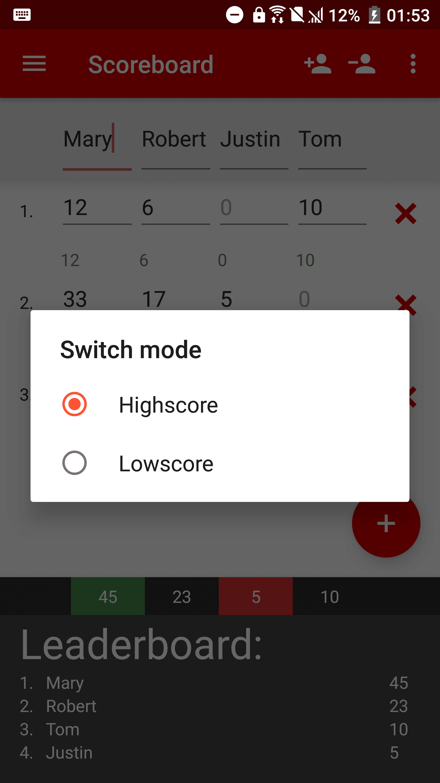 Скриншот 4 — Scoreboard
