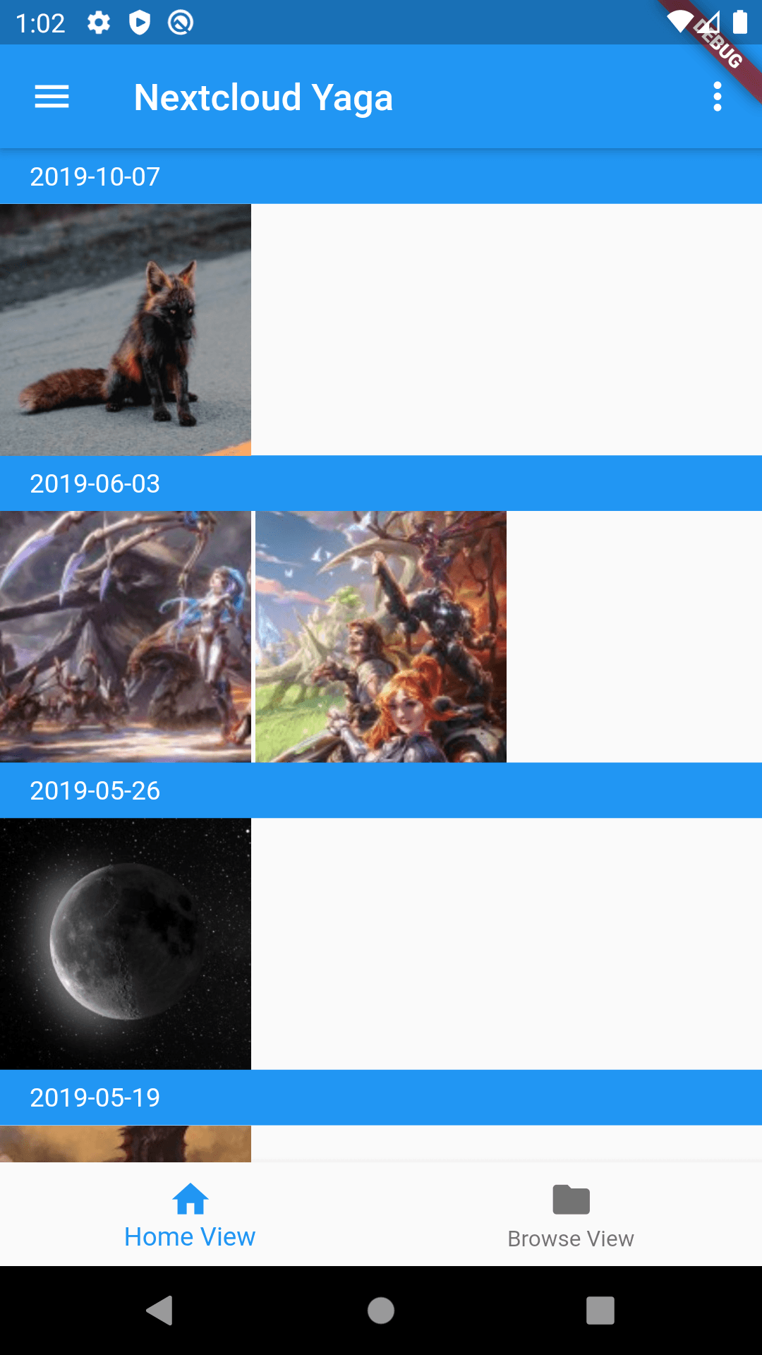 Скриншот 3 — Nextcloud Yaga