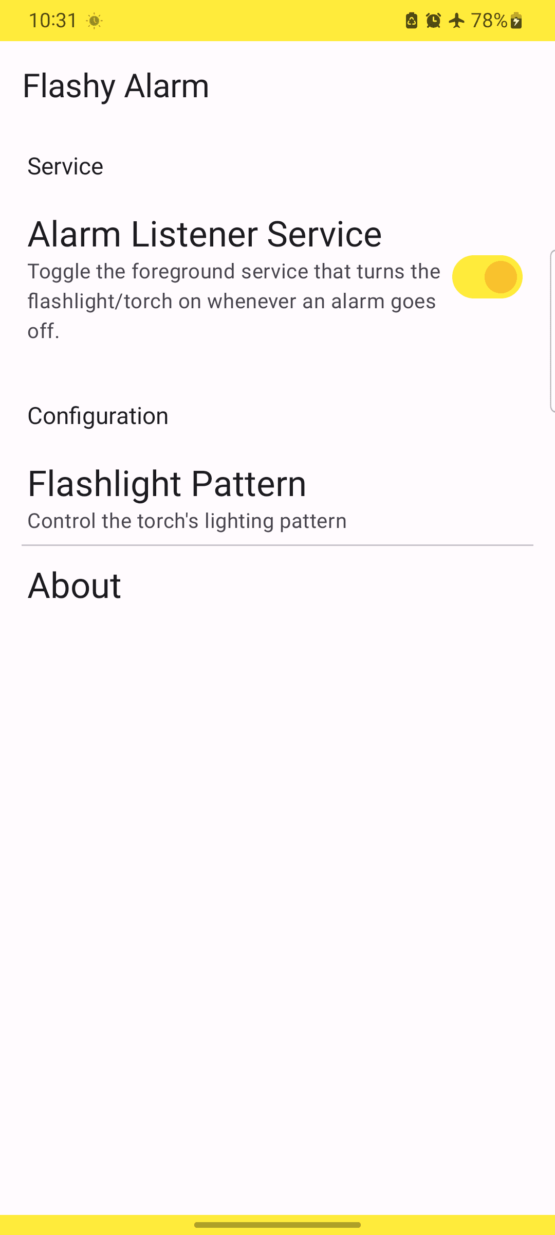 Скриншот 2 — Flashy Alarm