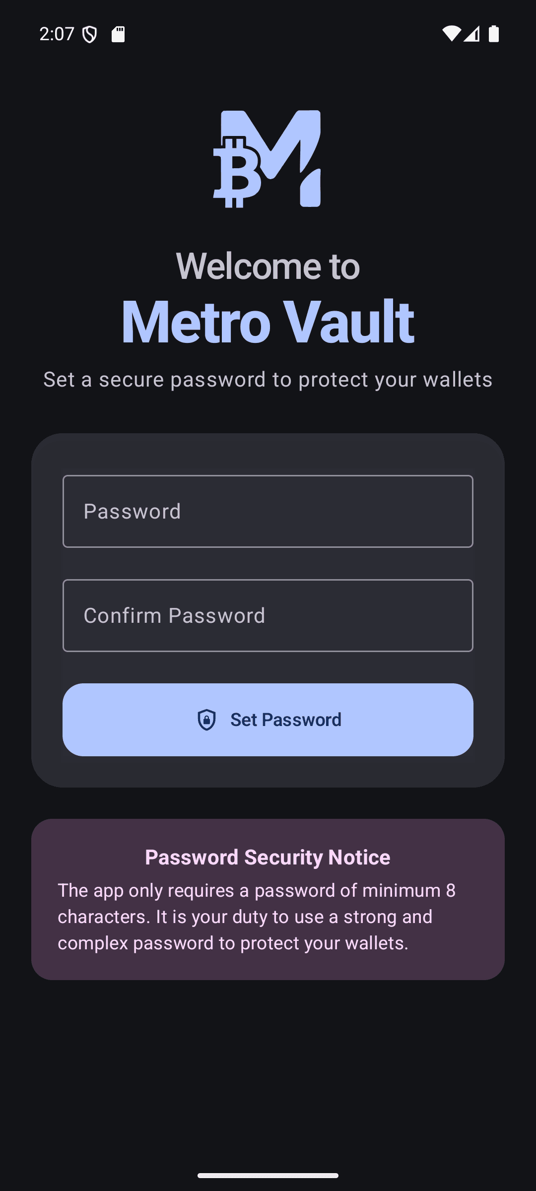 Скриншот 1 — MetroVault