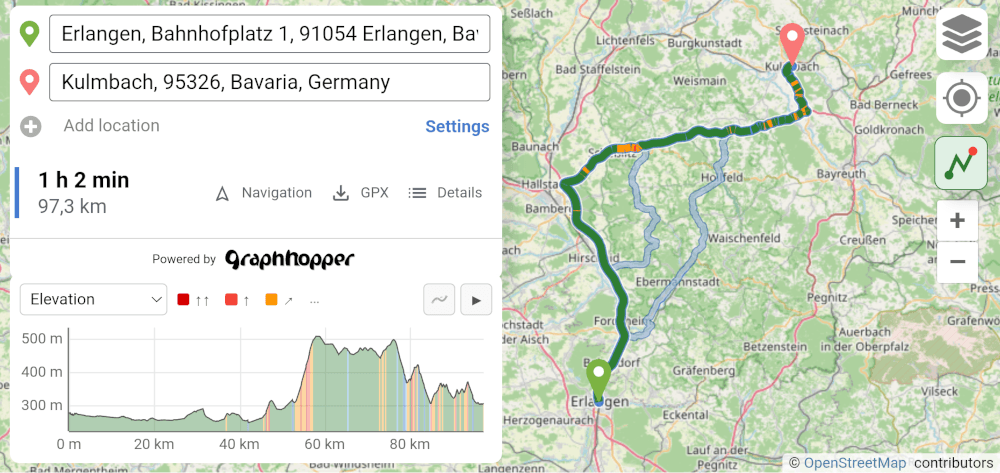 Скриншот 3 — GraphHopper Maps
