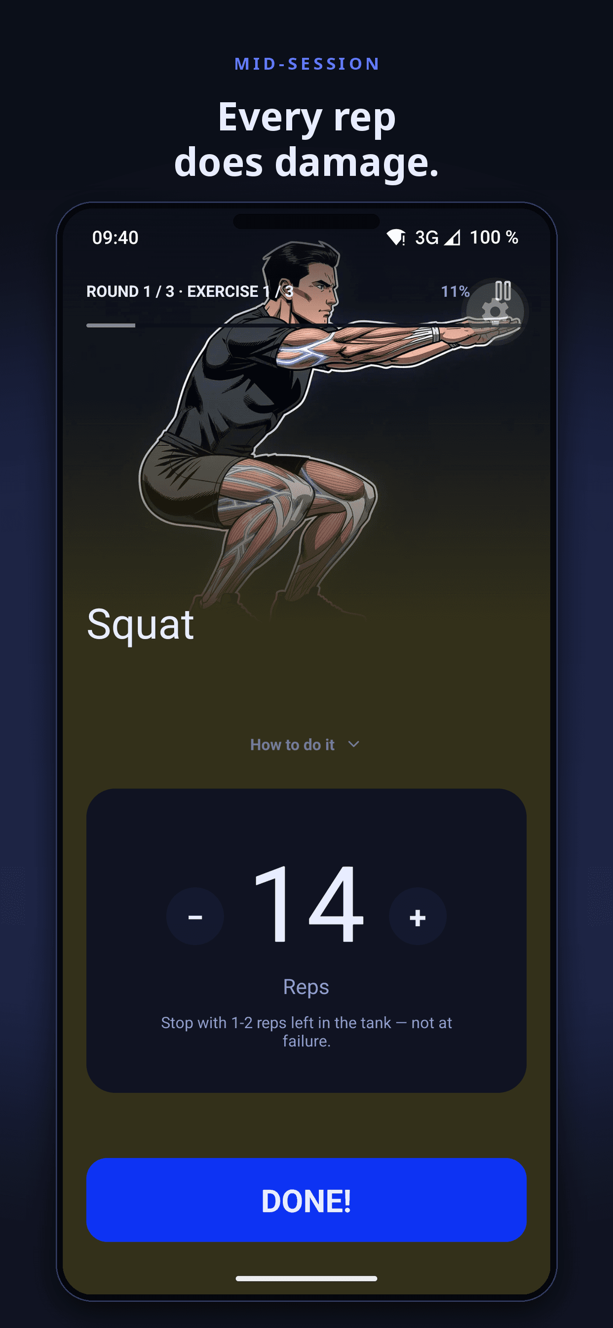 Скриншот 4 — Bati — Fitness RPG