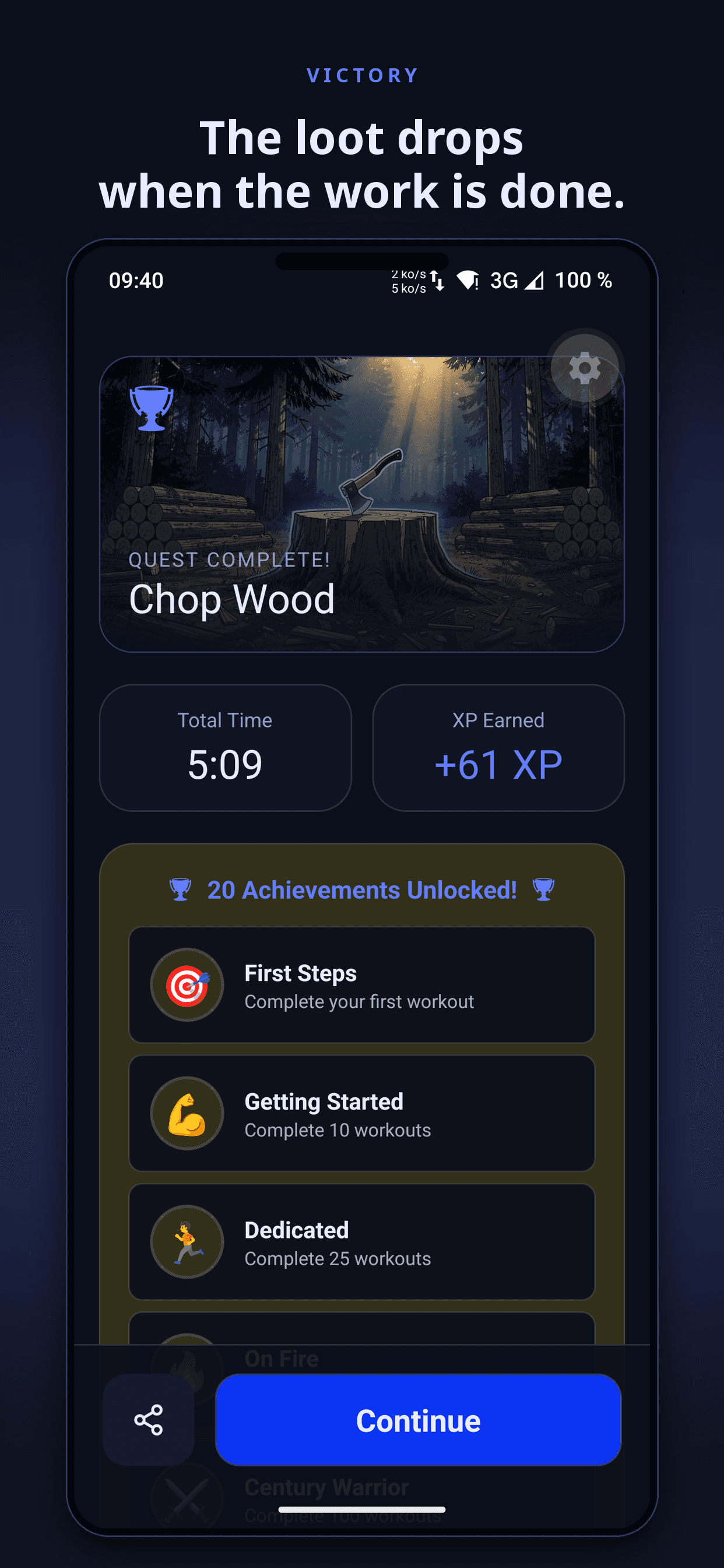 Скриншот 6 — Bati — Fitness RPG