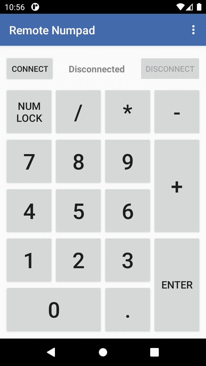 Скриншот 2 — Remote Numpad