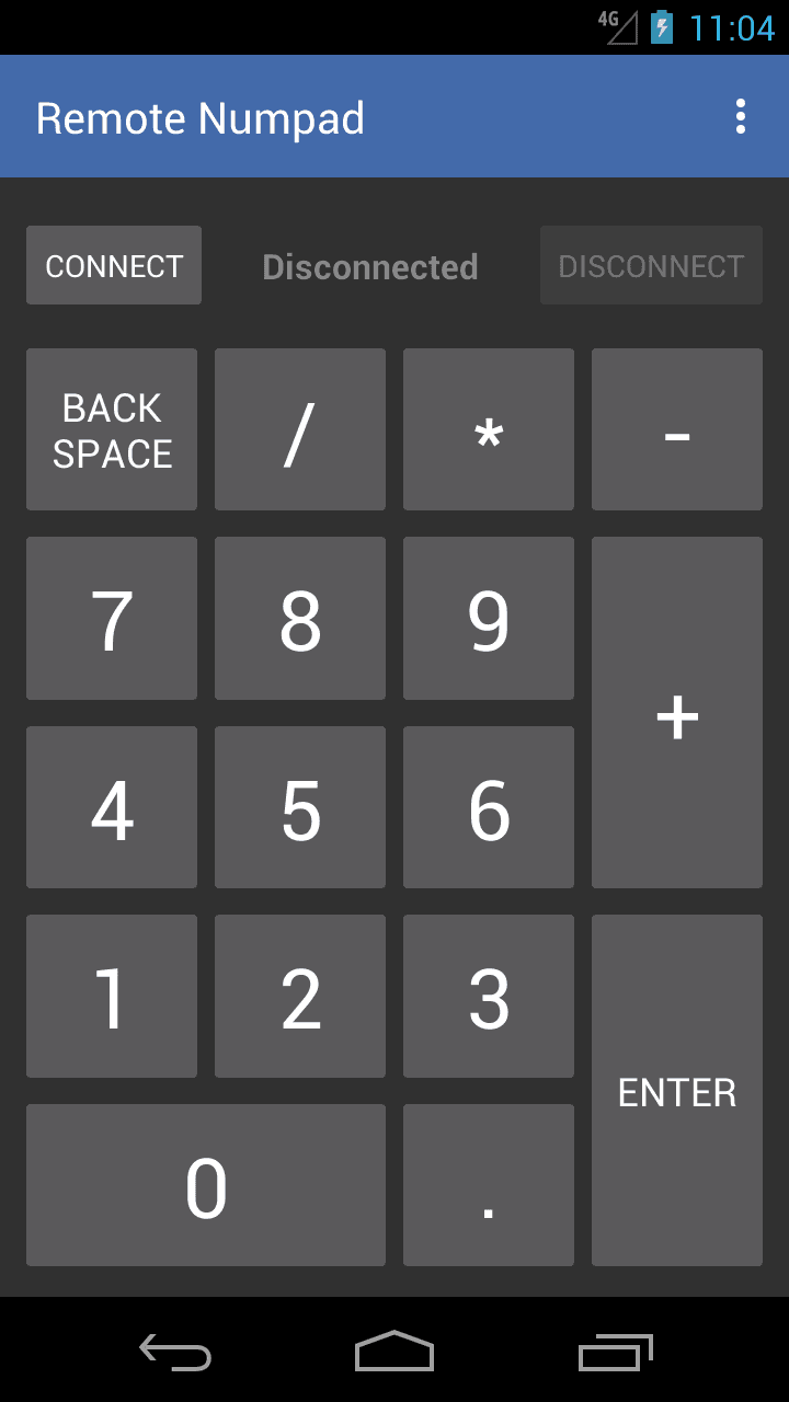 Скриншот 4 — Remote Numpad
