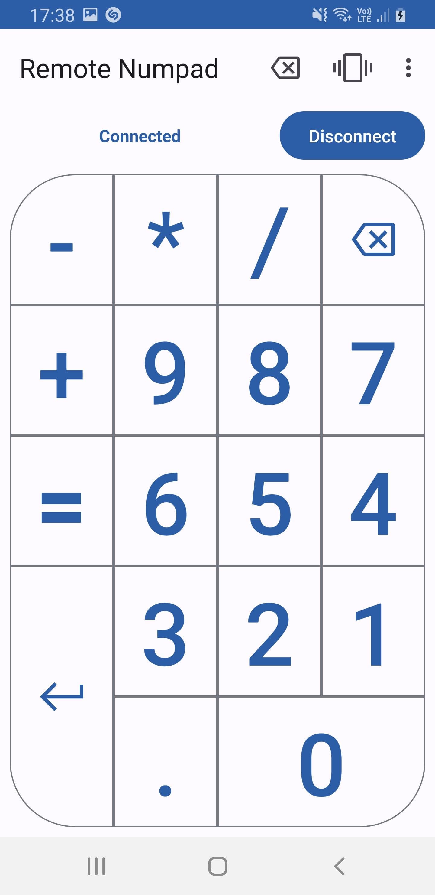 Скриншот 5 — Remote Numpad
