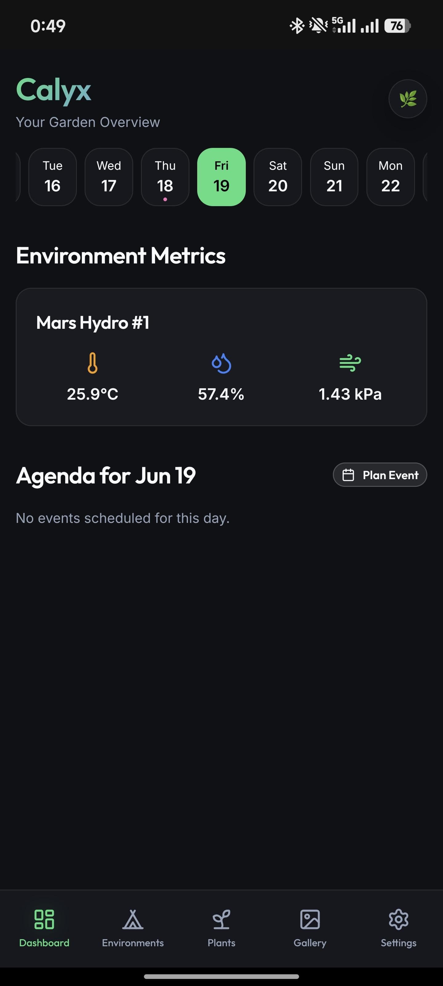 Скриншот 3 — Calyx - Grow Tracker