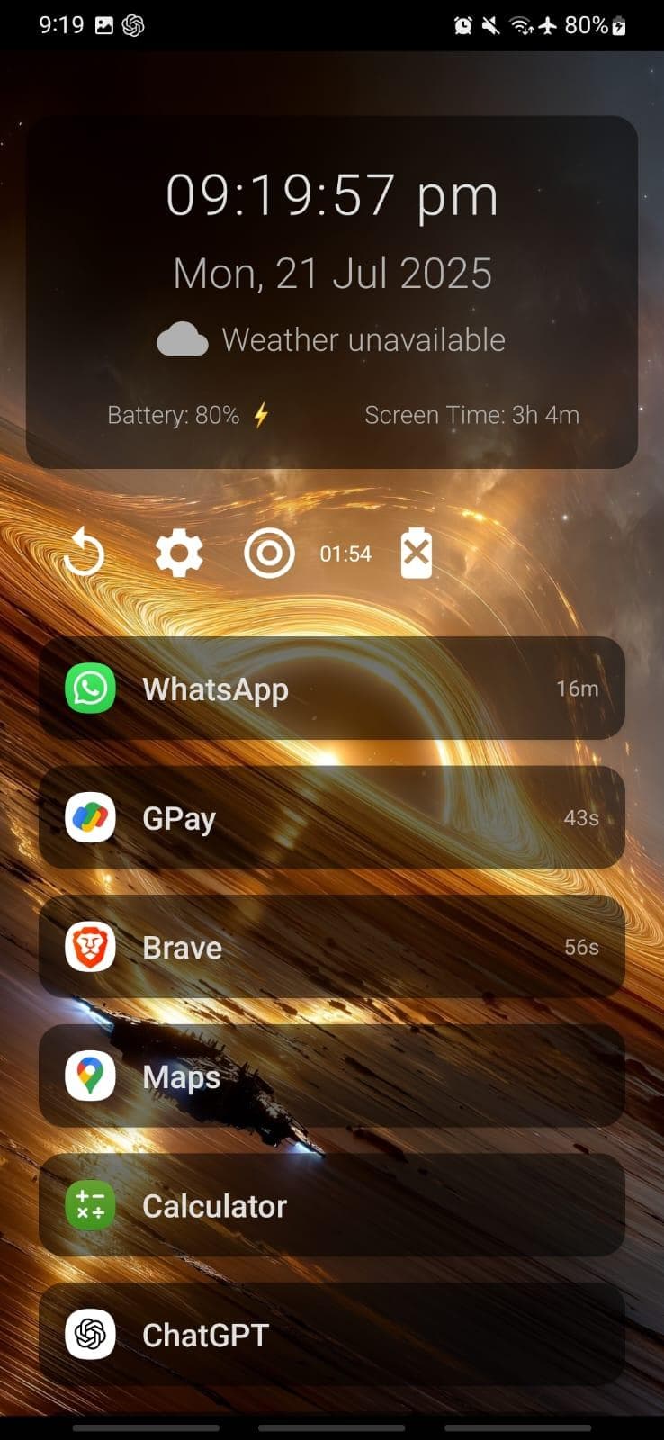 Скриншот 4 — Launch - Minimalist Launcher