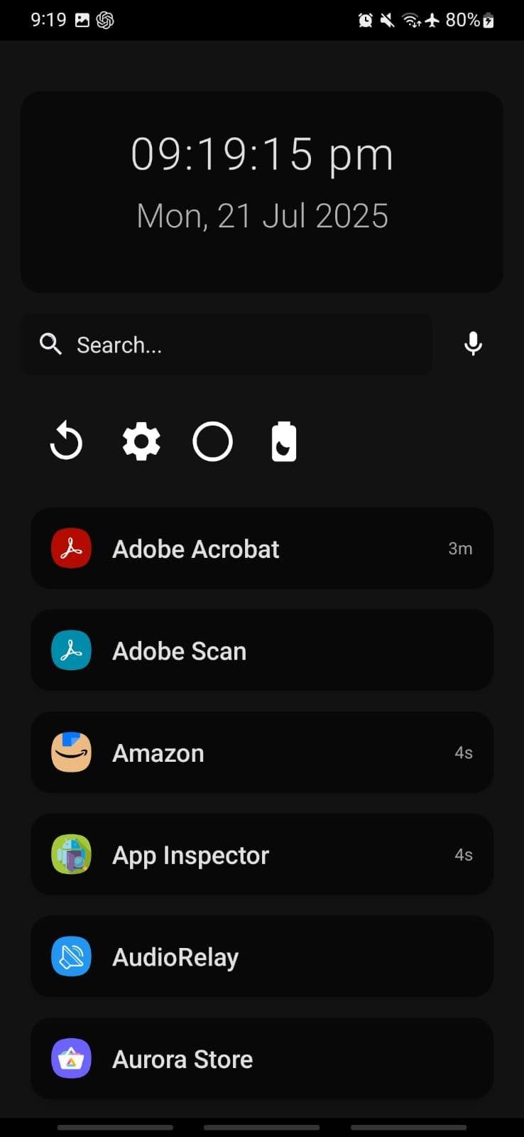 Скриншот 5 — Launch - Minimalist Launcher