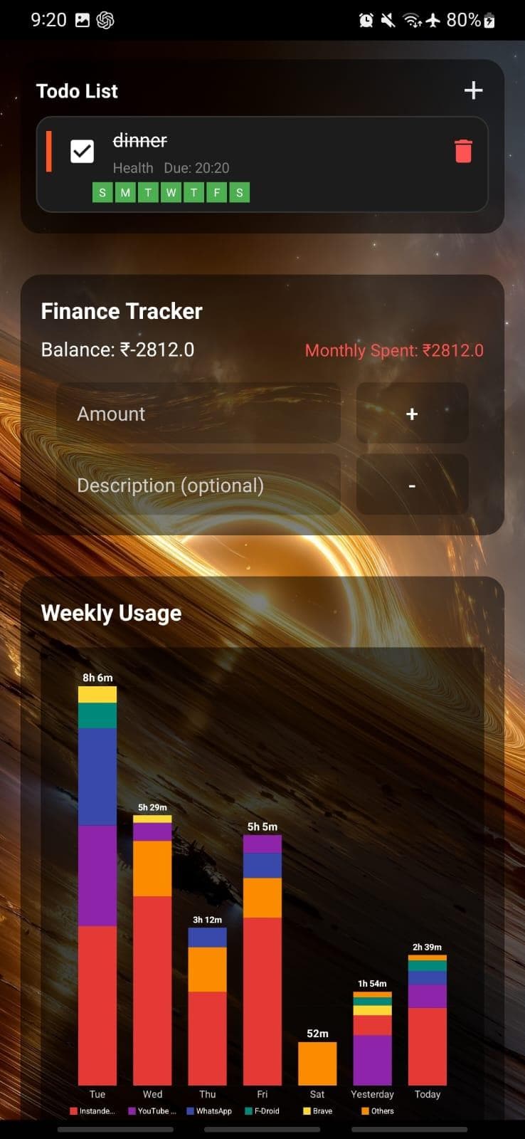 Скриншот 6 — Launch - Minimalist Launcher