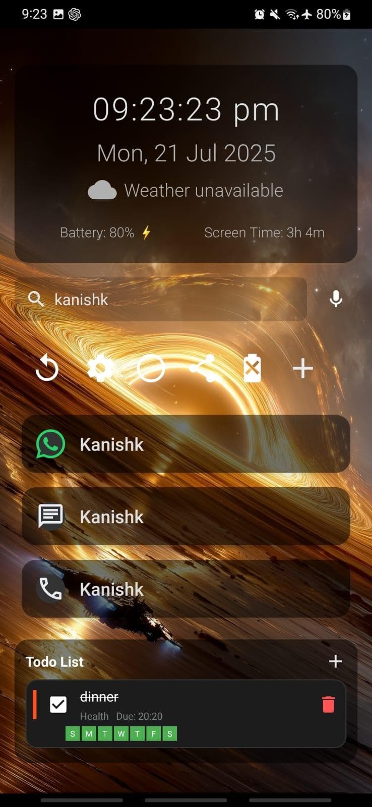 Скриншот 8 — Launch - Minimalist Launcher