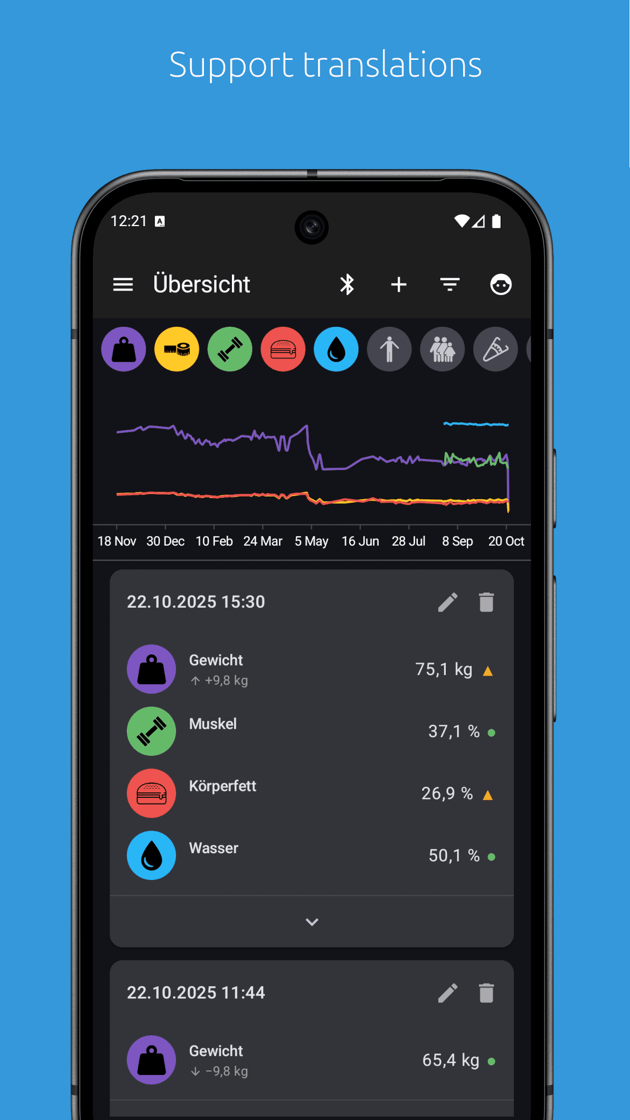 Скриншот 7 — openScale