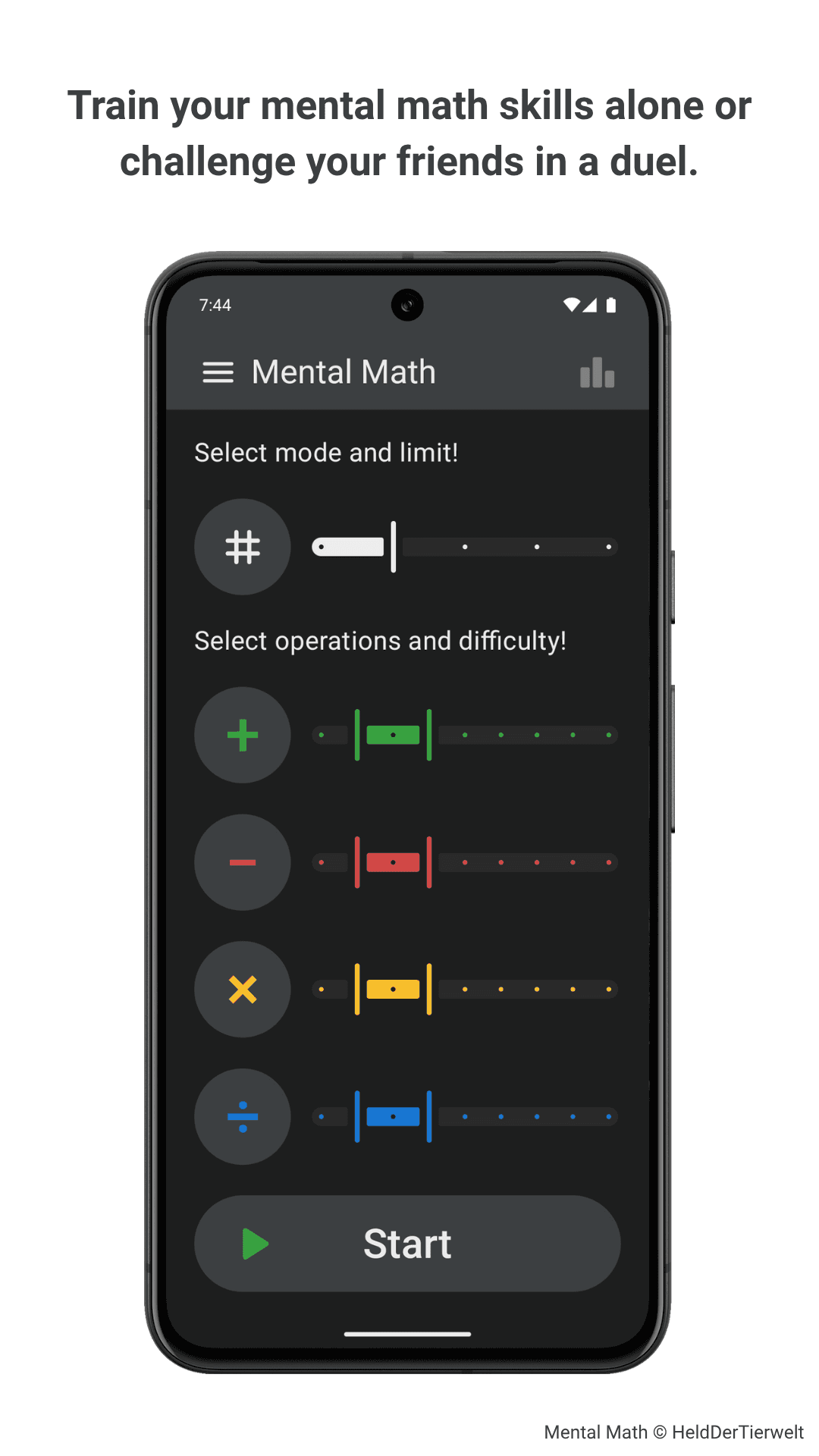 Скриншот 1 — Mental Math
