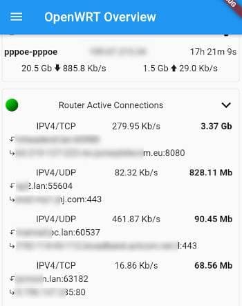 Скриншот 1 — OpenWrt Manager