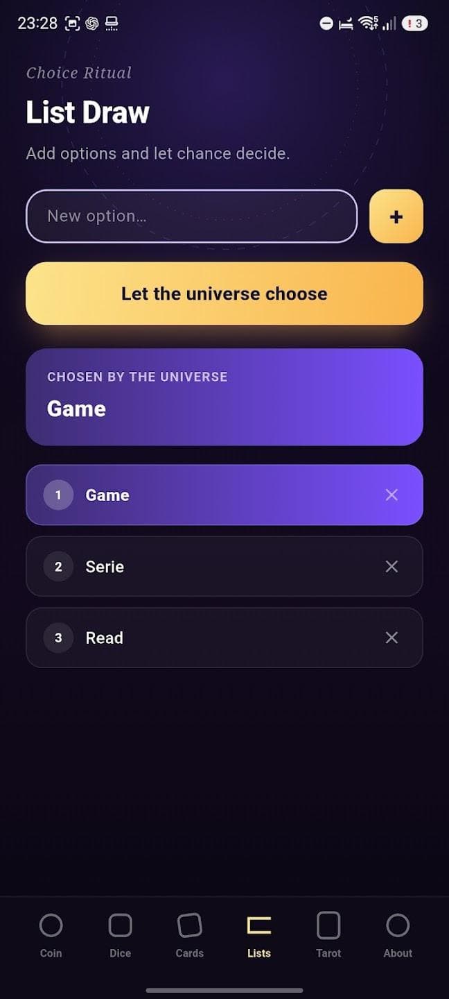 Скриншот 3 — The Universe Decides