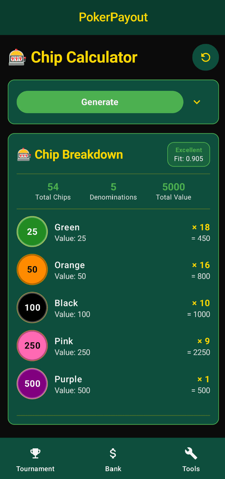 Скриншот 3 — Poker Payout