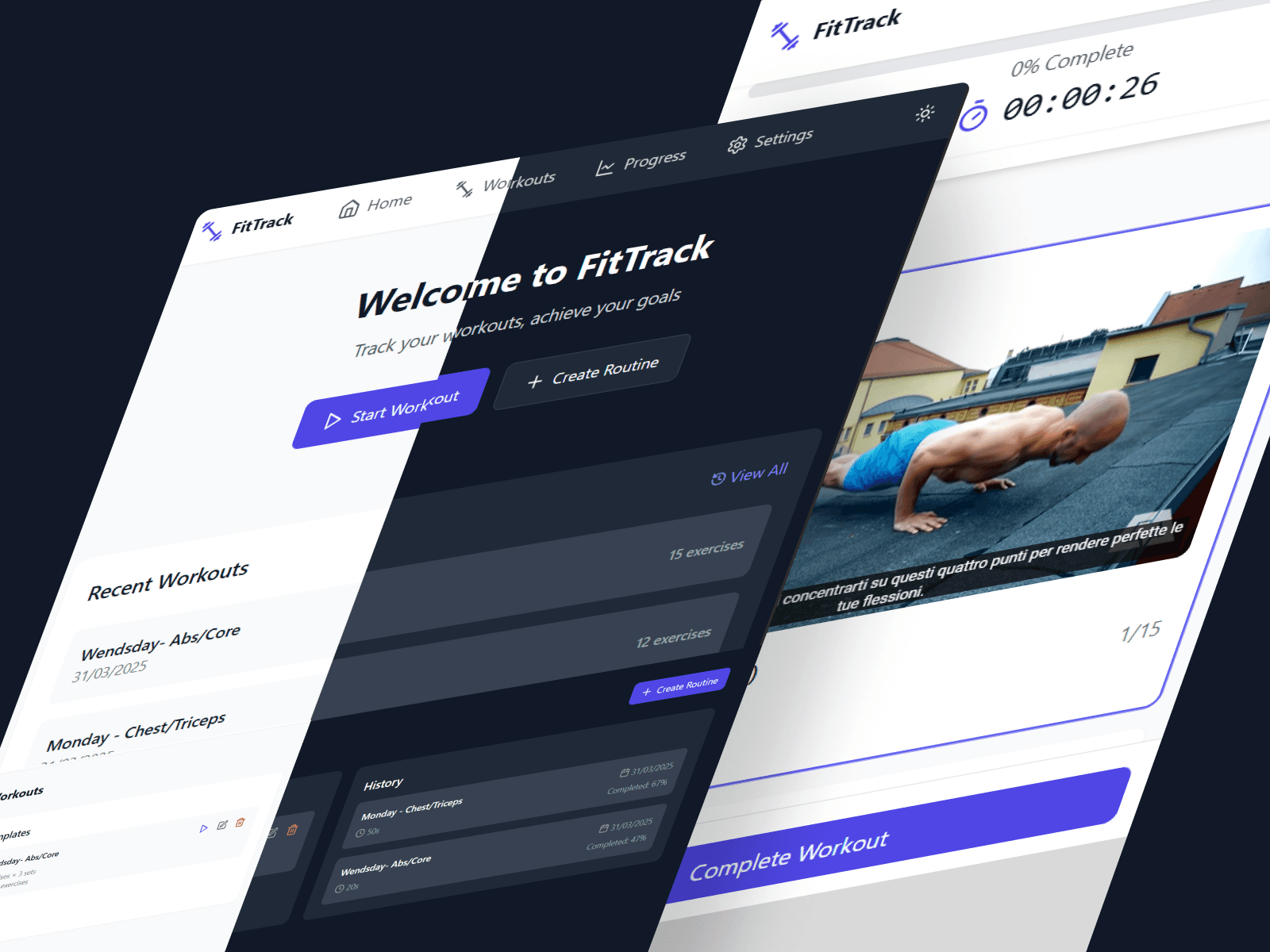 Скриншот 2 — iTrack workout tracker