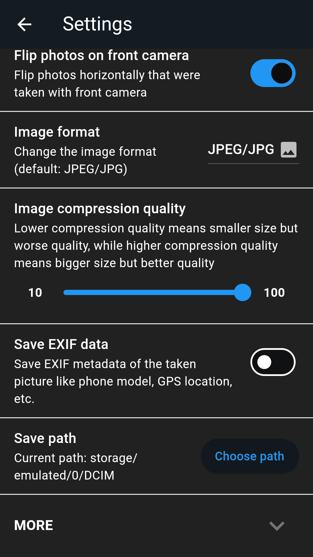 Скриншот 4 — Libre Camera