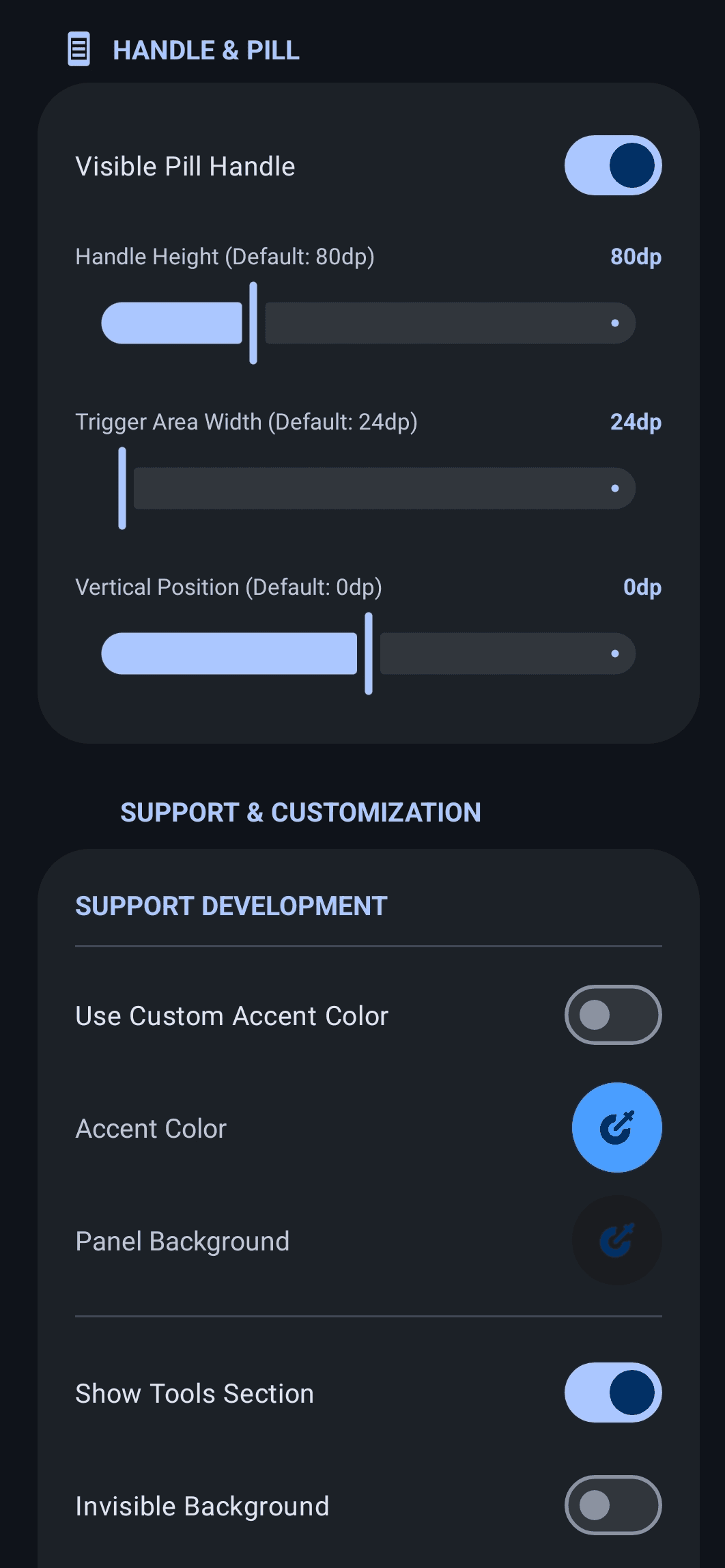 Скриншот 5 — Smart Edge: Sidebar & Gestures