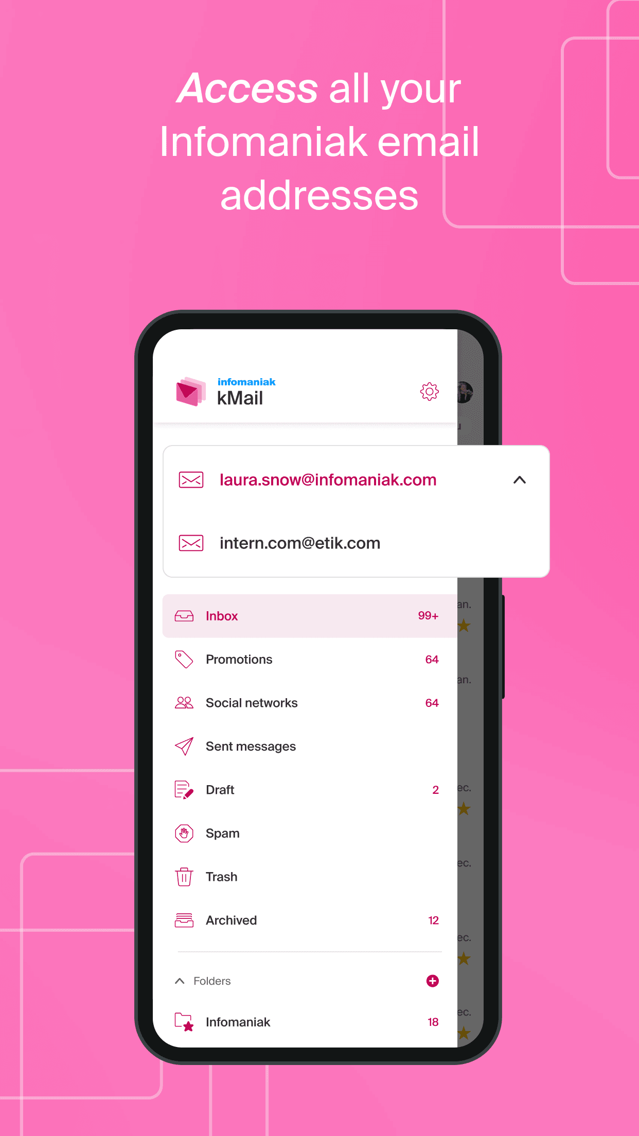 Скриншот 3 — Infomaniak Mail