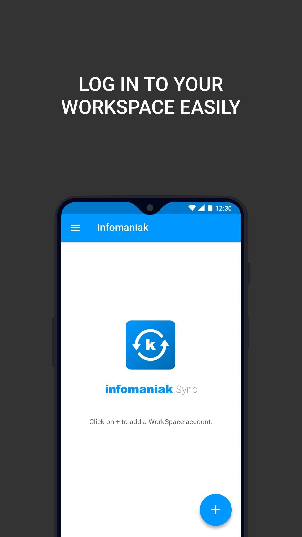 Скриншот 1 — Infomaniak kSync