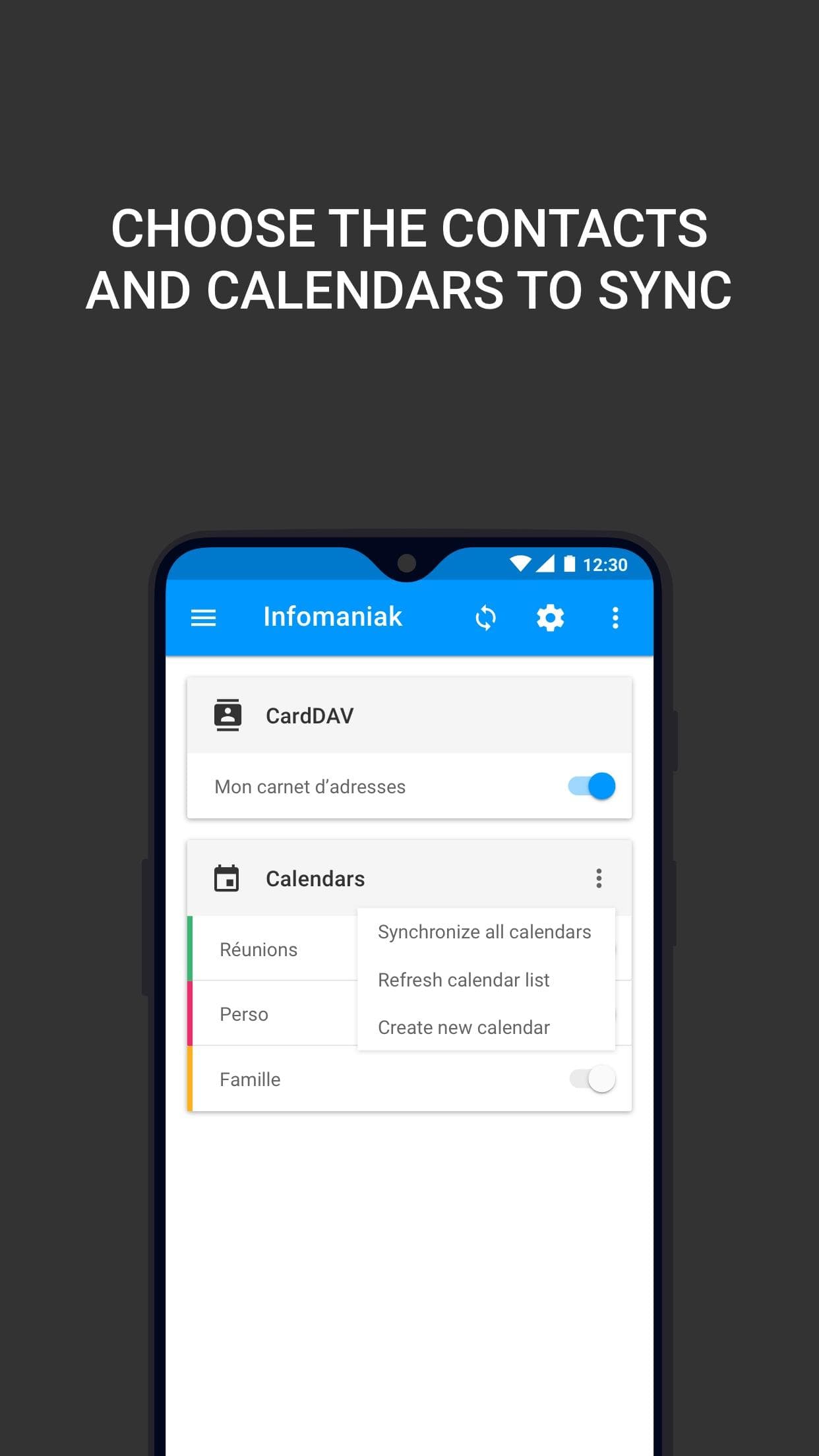 Скриншот 3 — Infomaniak kSync