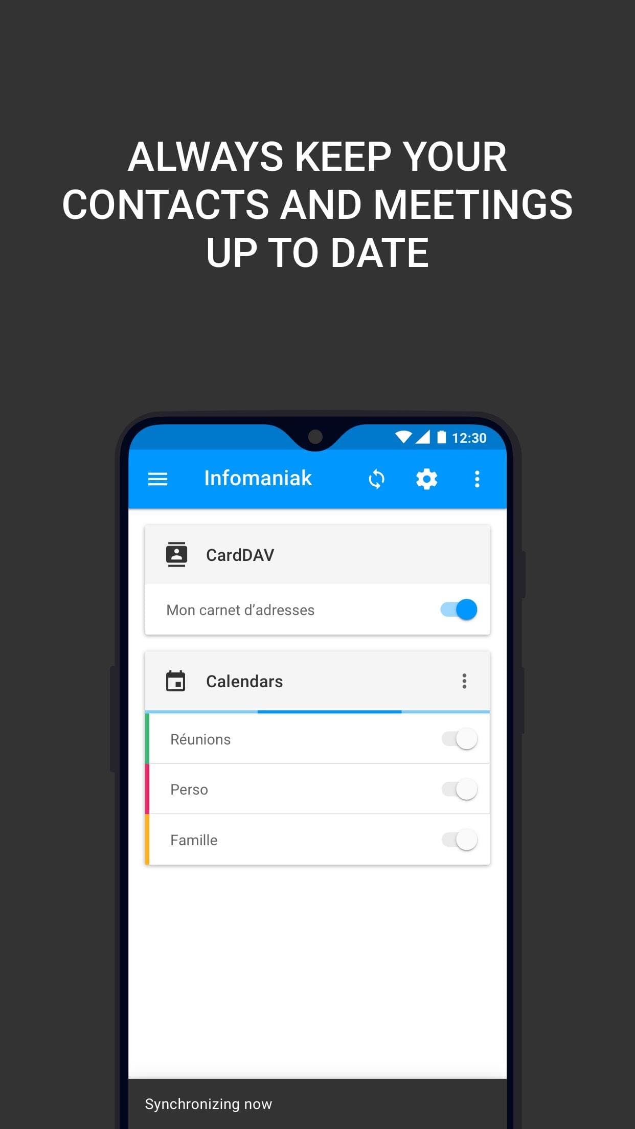 Скриншот 5 — Infomaniak kSync