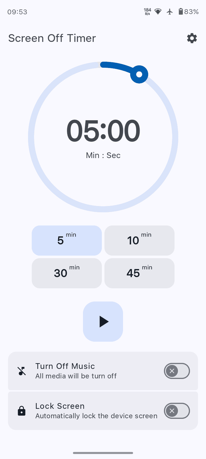 Скриншот 3 — Screen Off Timer