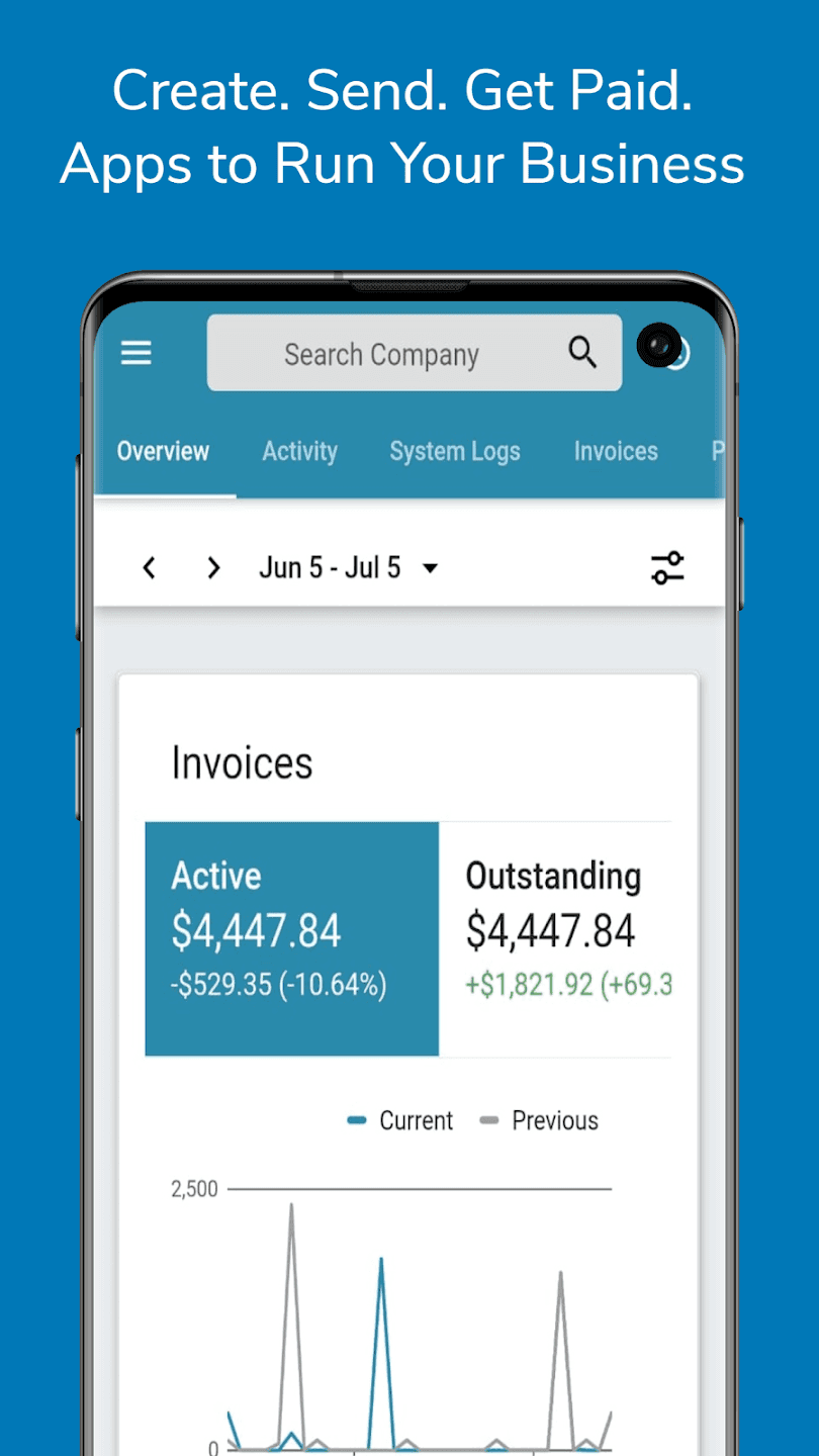 Скриншот 1 — Invoice Ninja