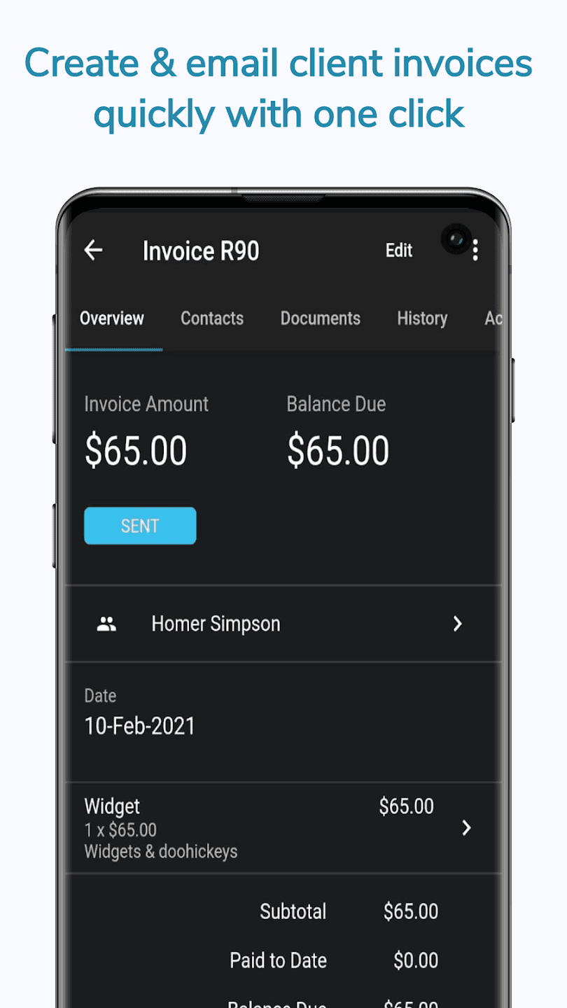 Скриншот 3 — Invoice Ninja