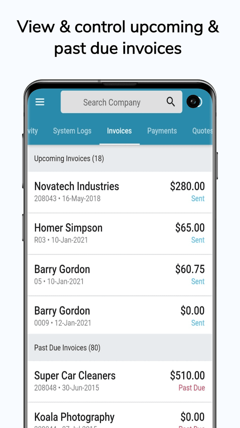 Скриншот 4 — Invoice Ninja