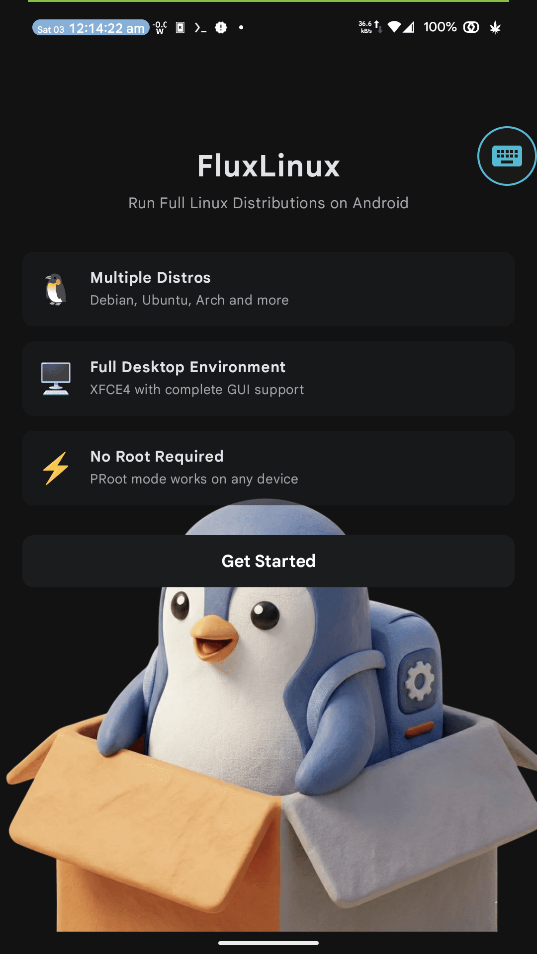 Скриншот 1 — FluxLinux - Mobile Linux