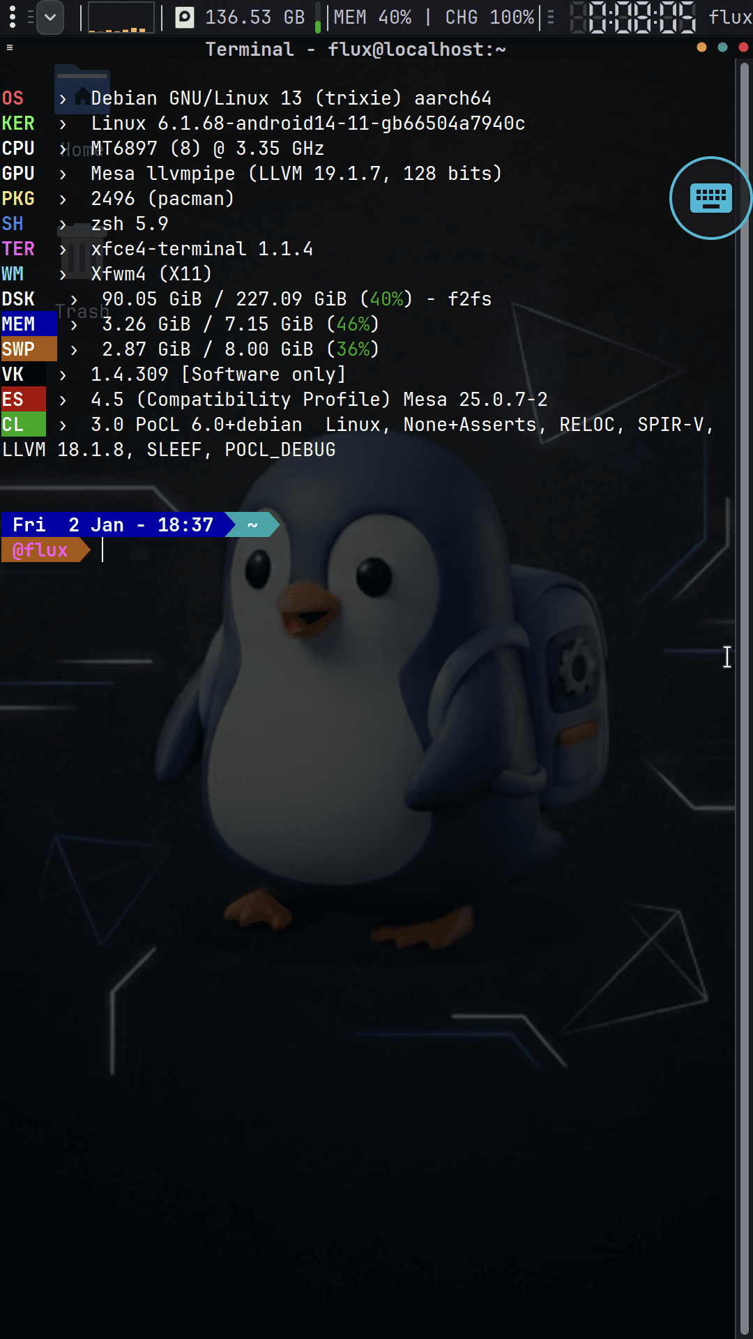 Скриншот 7 — FluxLinux - Mobile Linux