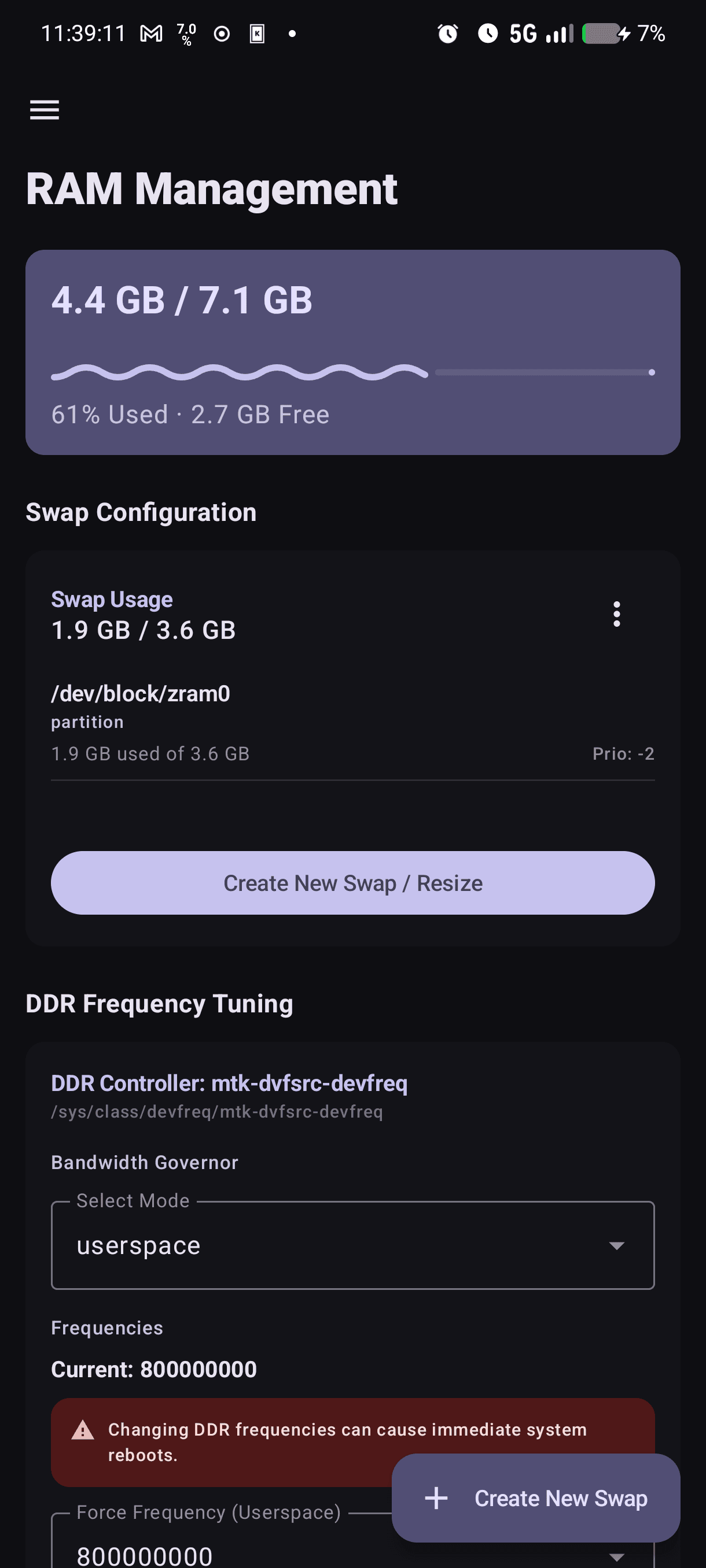 Скриншот 2 — Minimal Kernel Manager