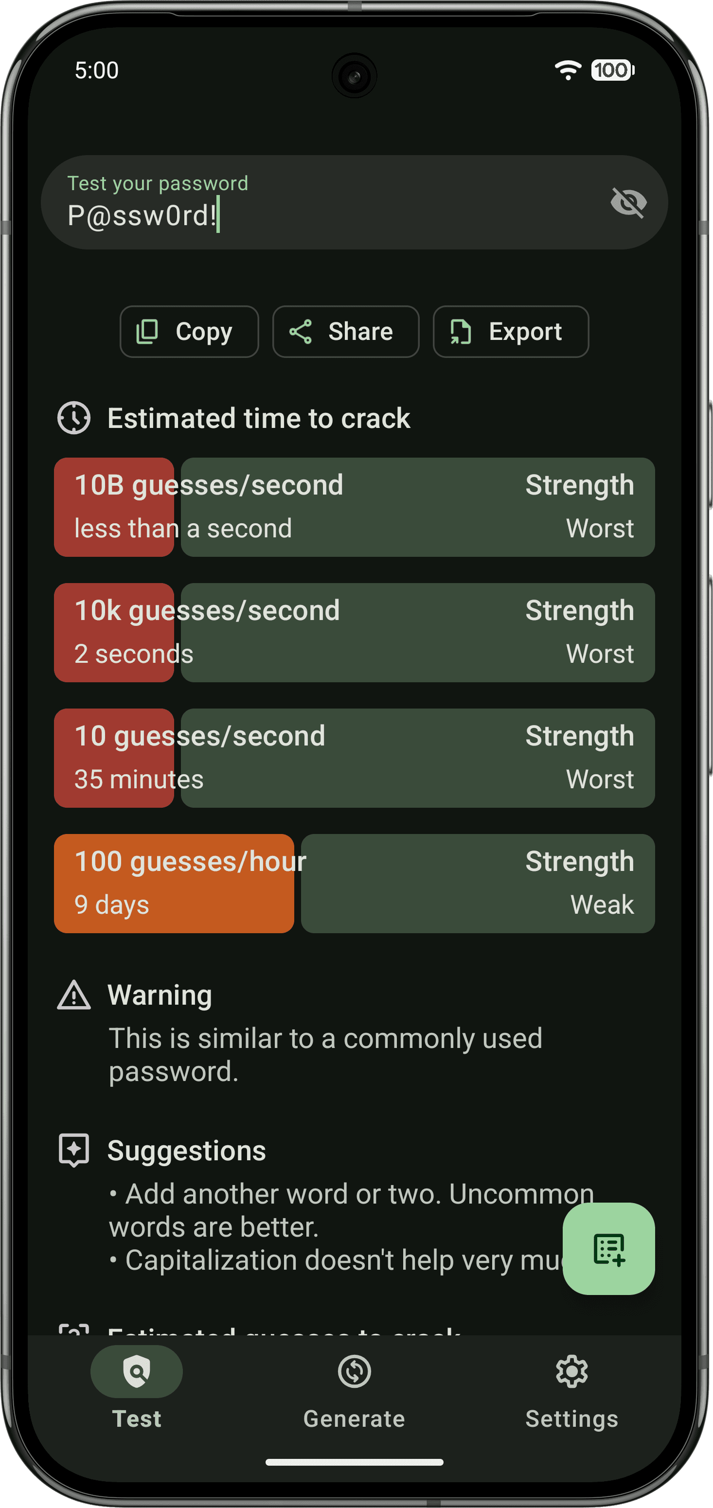 Скриншот 3 — IYPS - Is Your Password Secure?