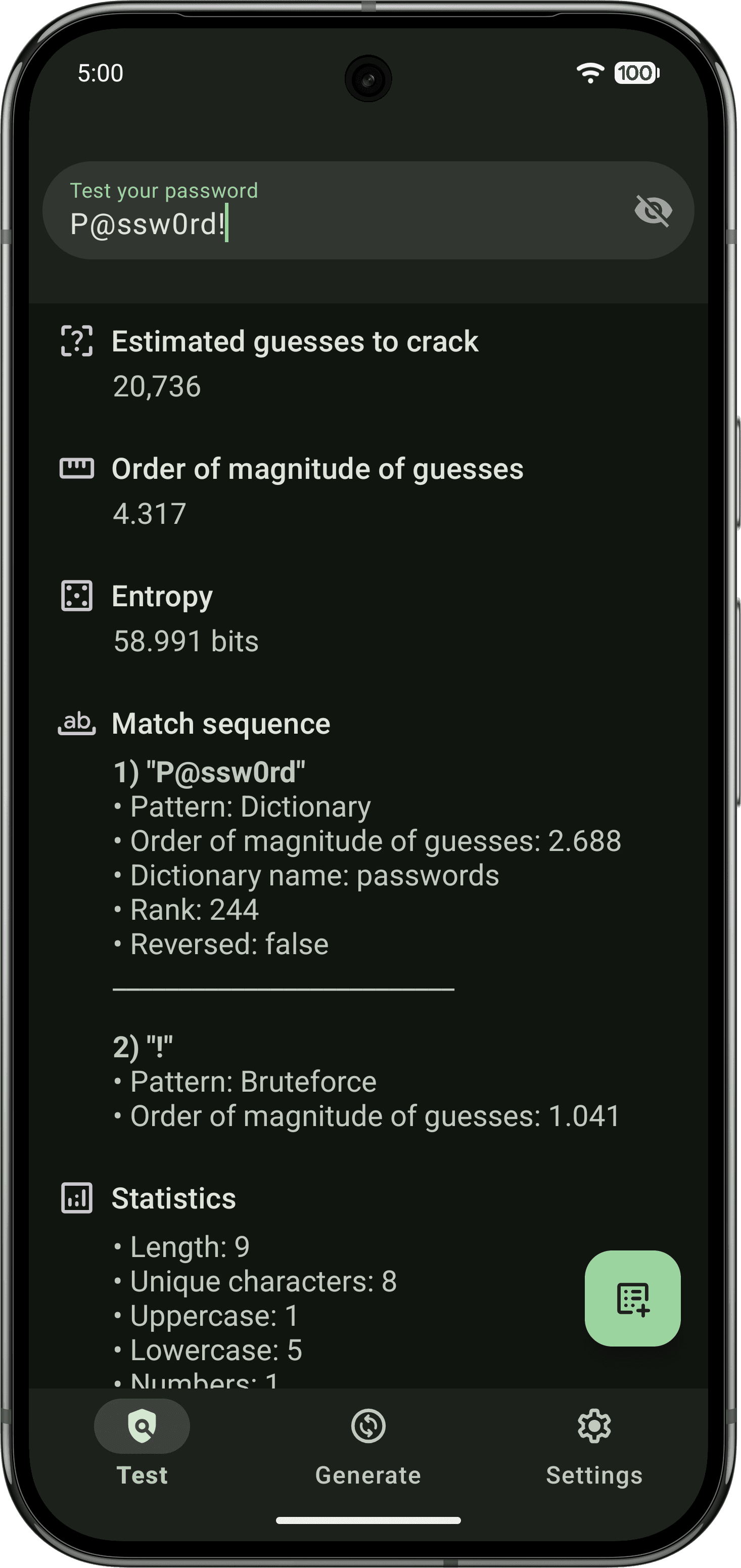 Скриншот 4 — IYPS - Is Your Password Secure?
