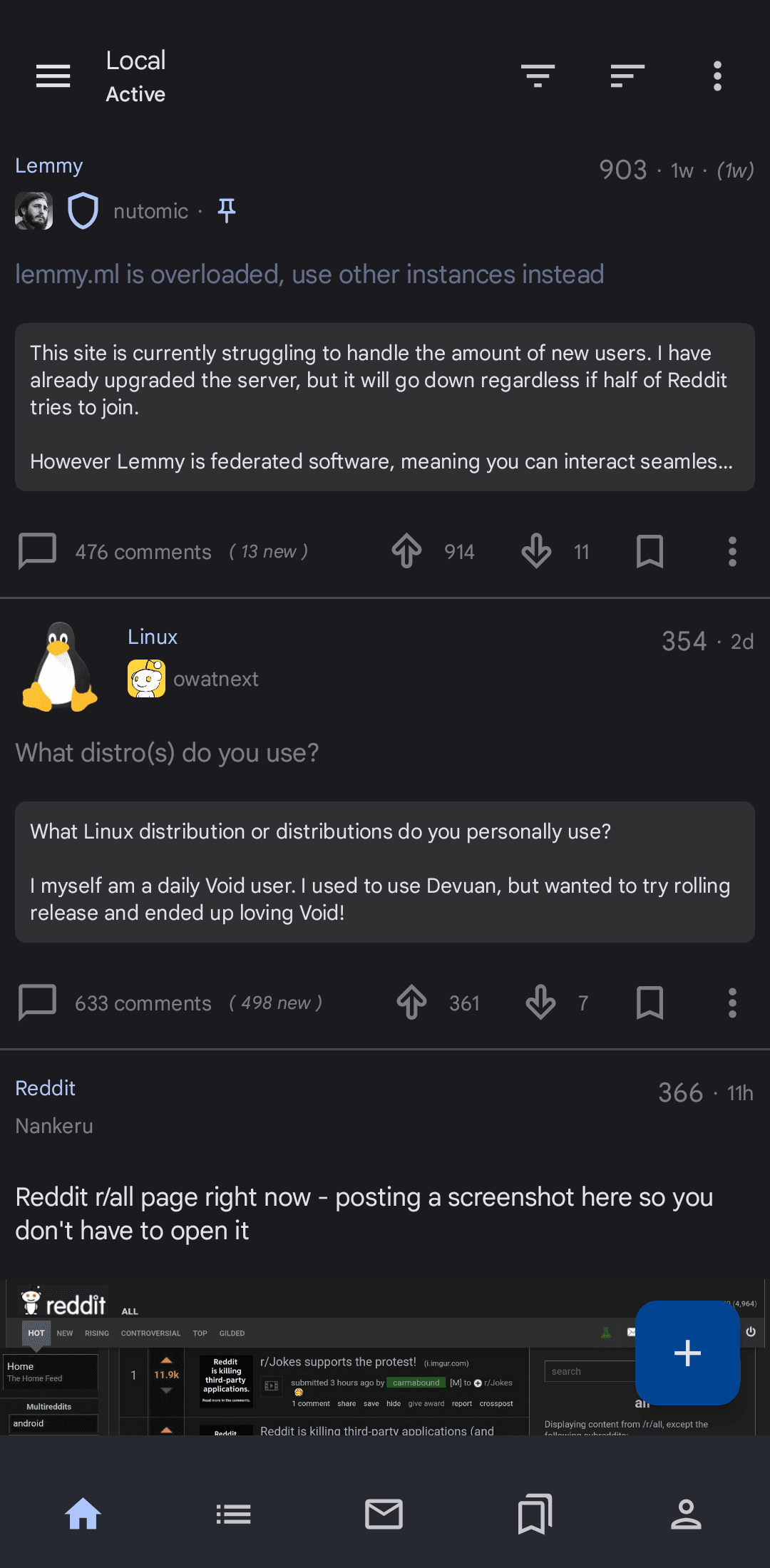 Скриншот 2 — Jerboa for Lemmy