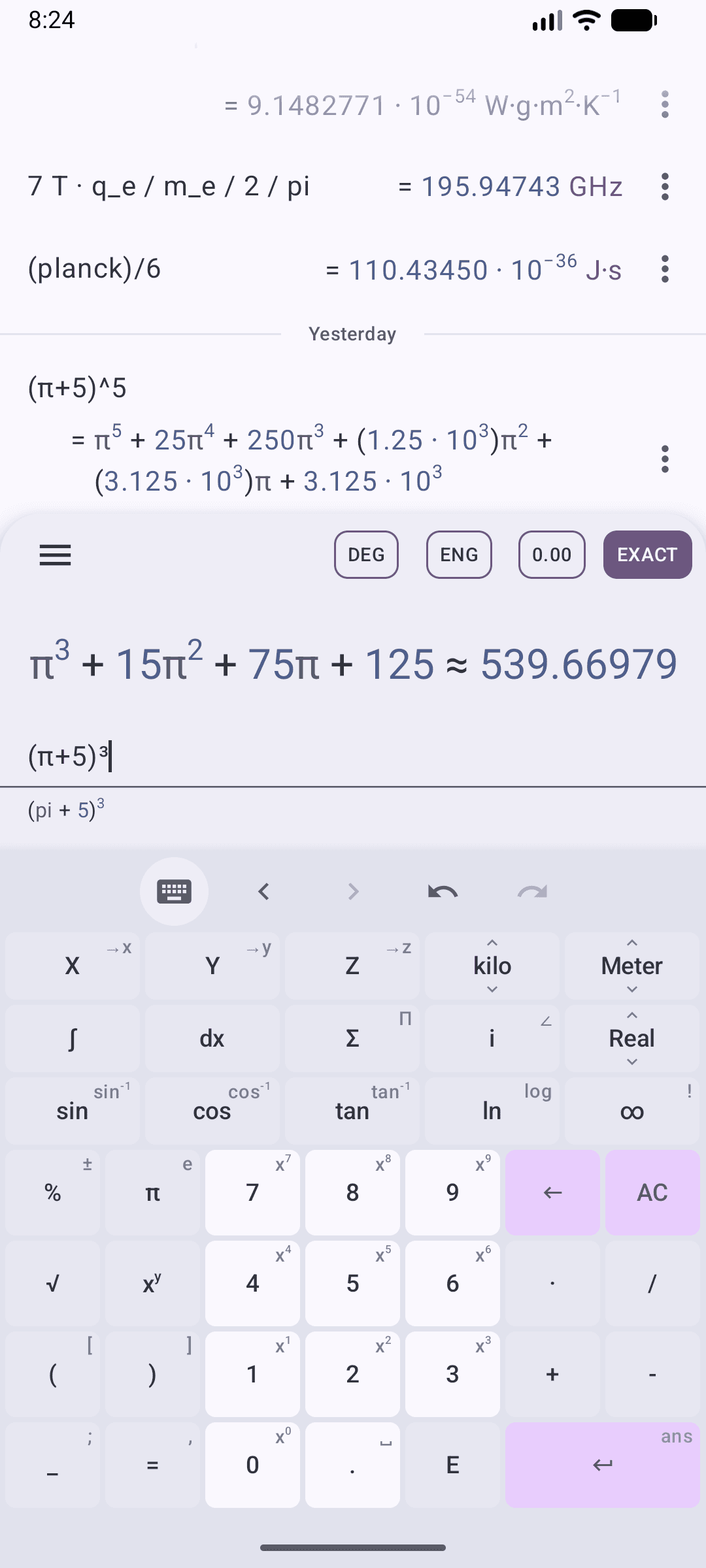 Скриншот 1 — Qalculate!