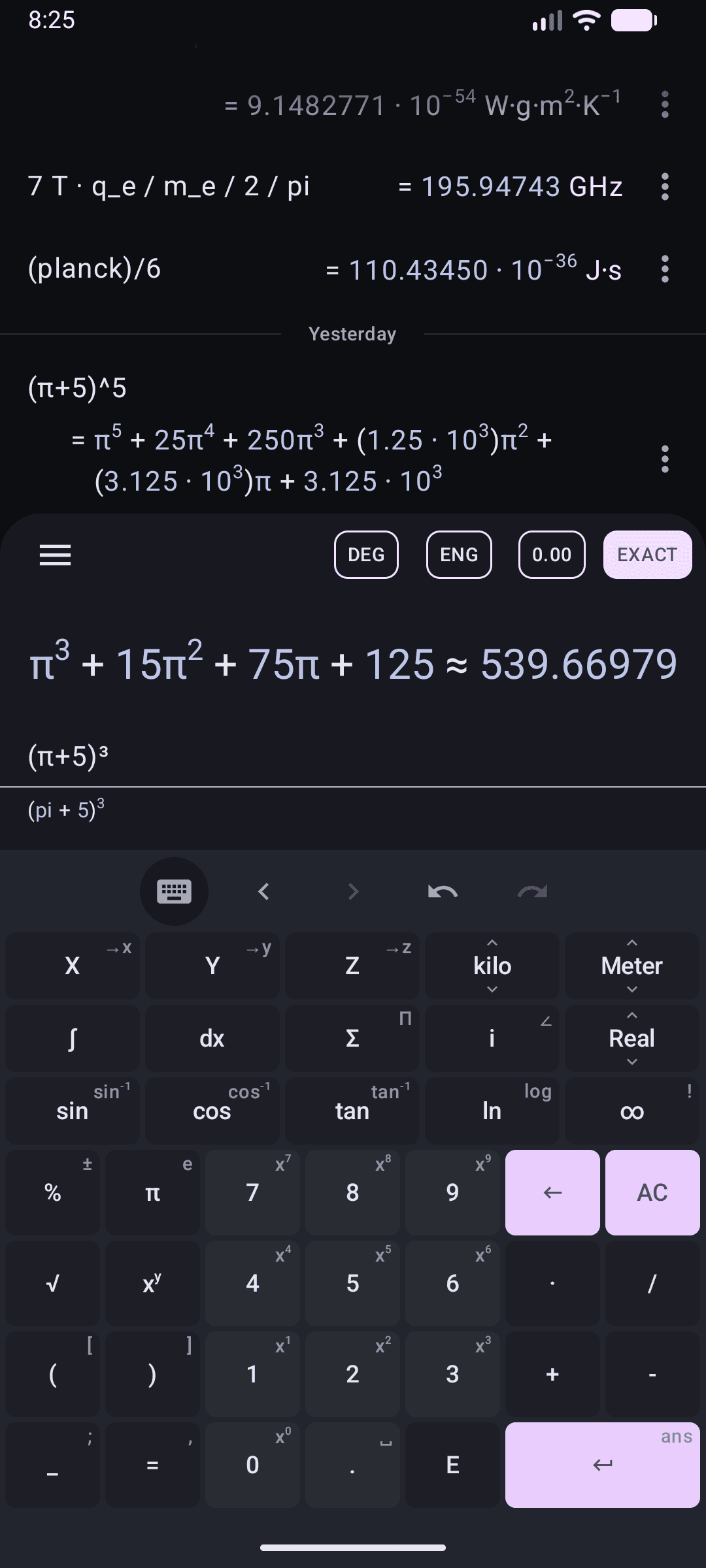 Скриншот 2 — Qalculate!