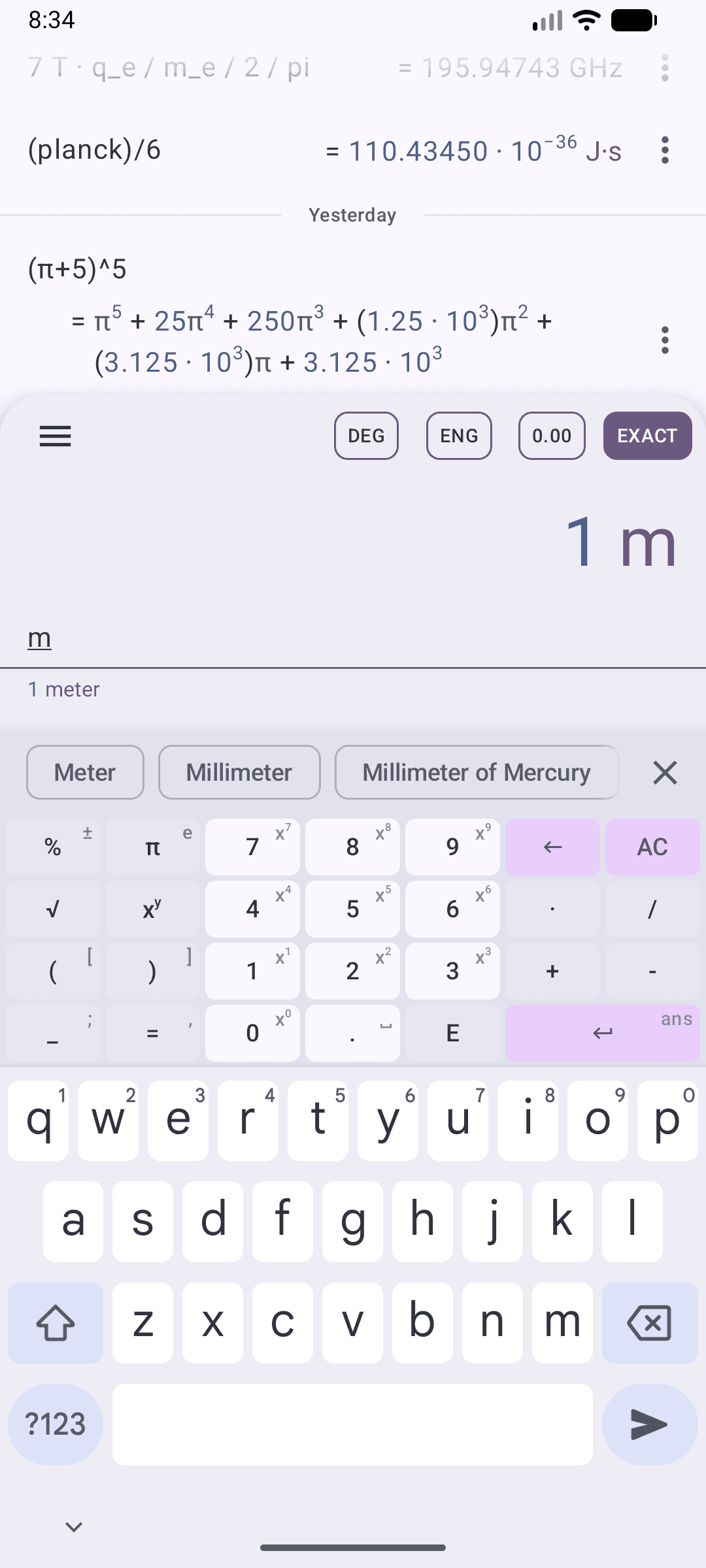 Скриншот 3 — Qalculate!