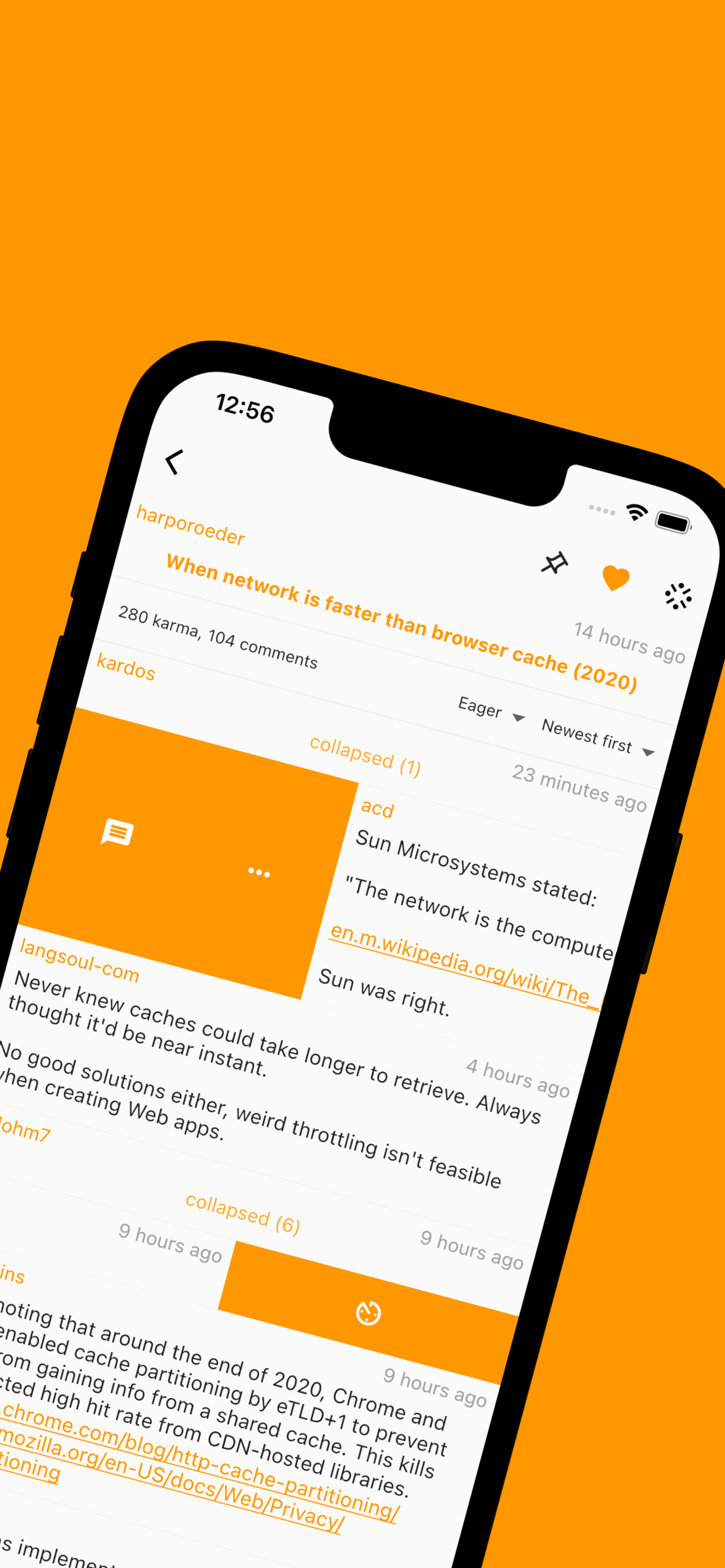 Скриншот 5 — Hacki for Hacker News