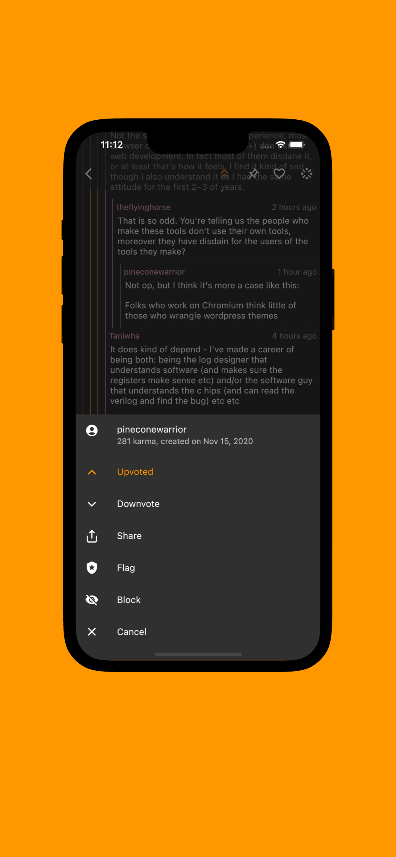 Скриншот 8 — Hacki for Hacker News