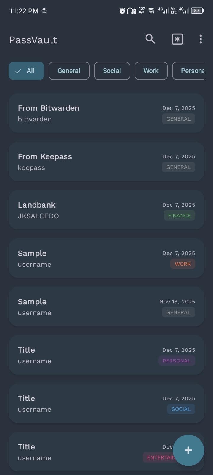 Скриншот 2 — PassVault