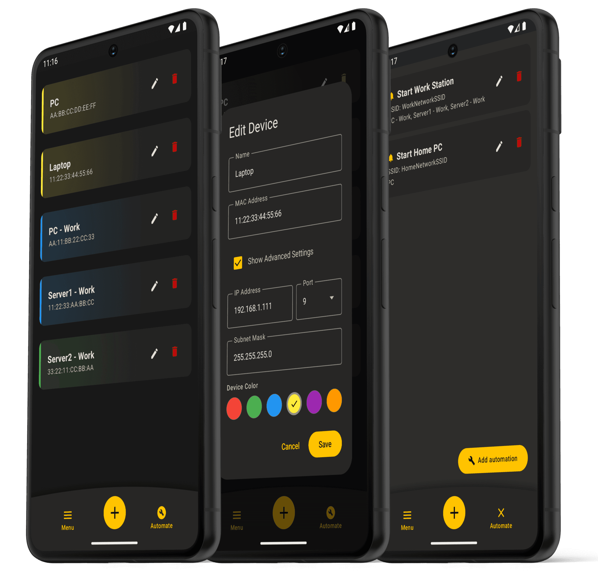 Скриншот 1 — OpenWOL