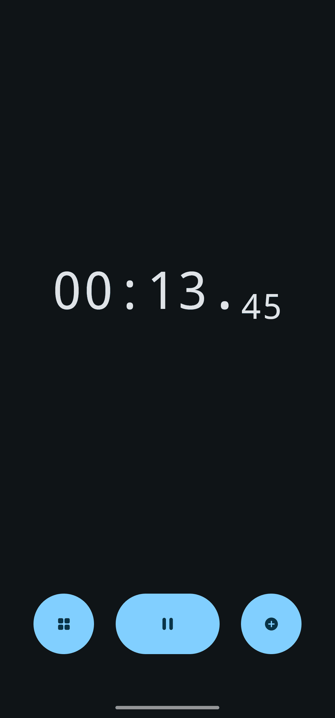 Скриншот 2 — Compose Stopwatch