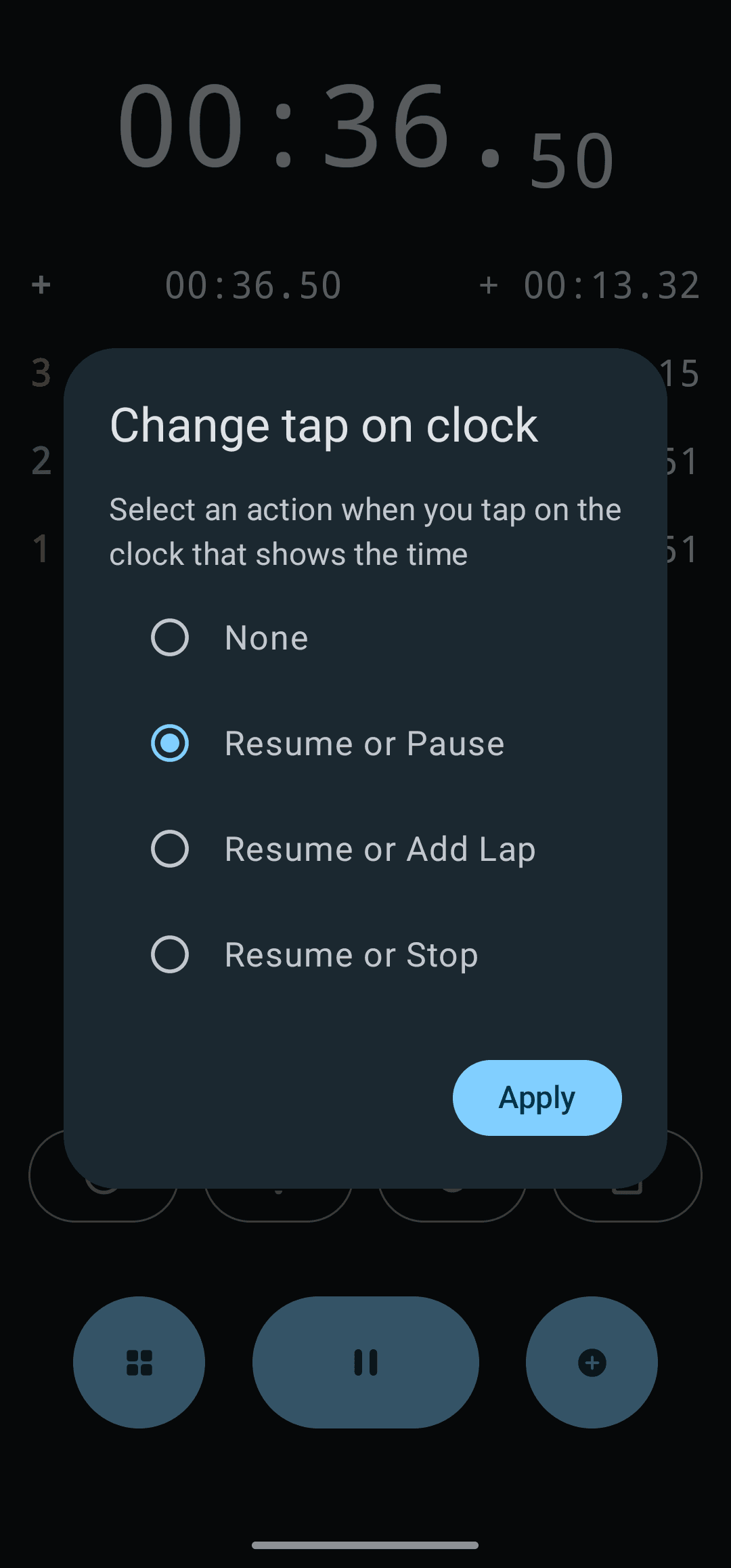 Скриншот 4 — Compose Stopwatch
