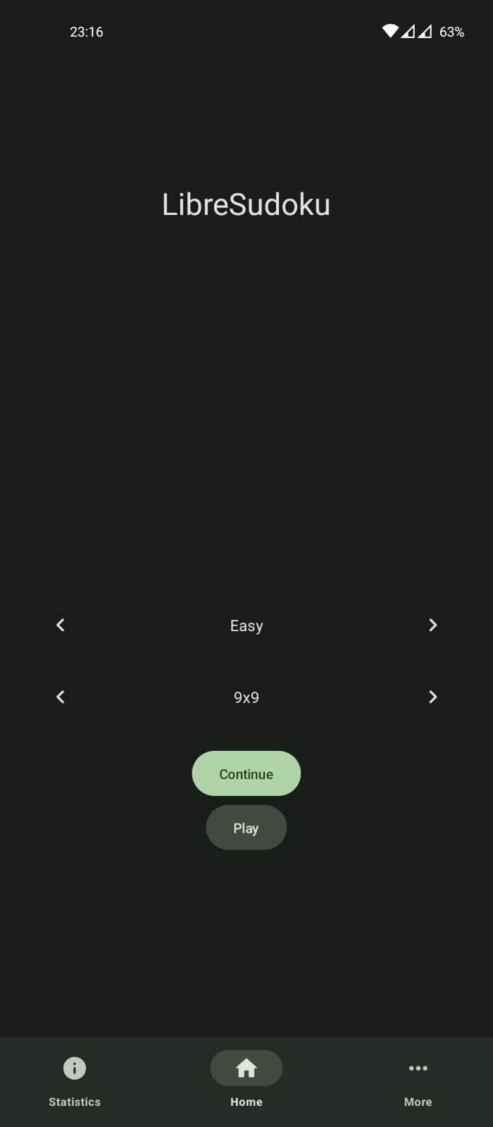Скриншот 1 — LibreSudoku