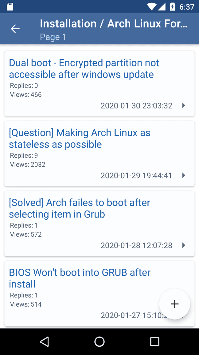 Скриншот 2 — Archlinux Forums